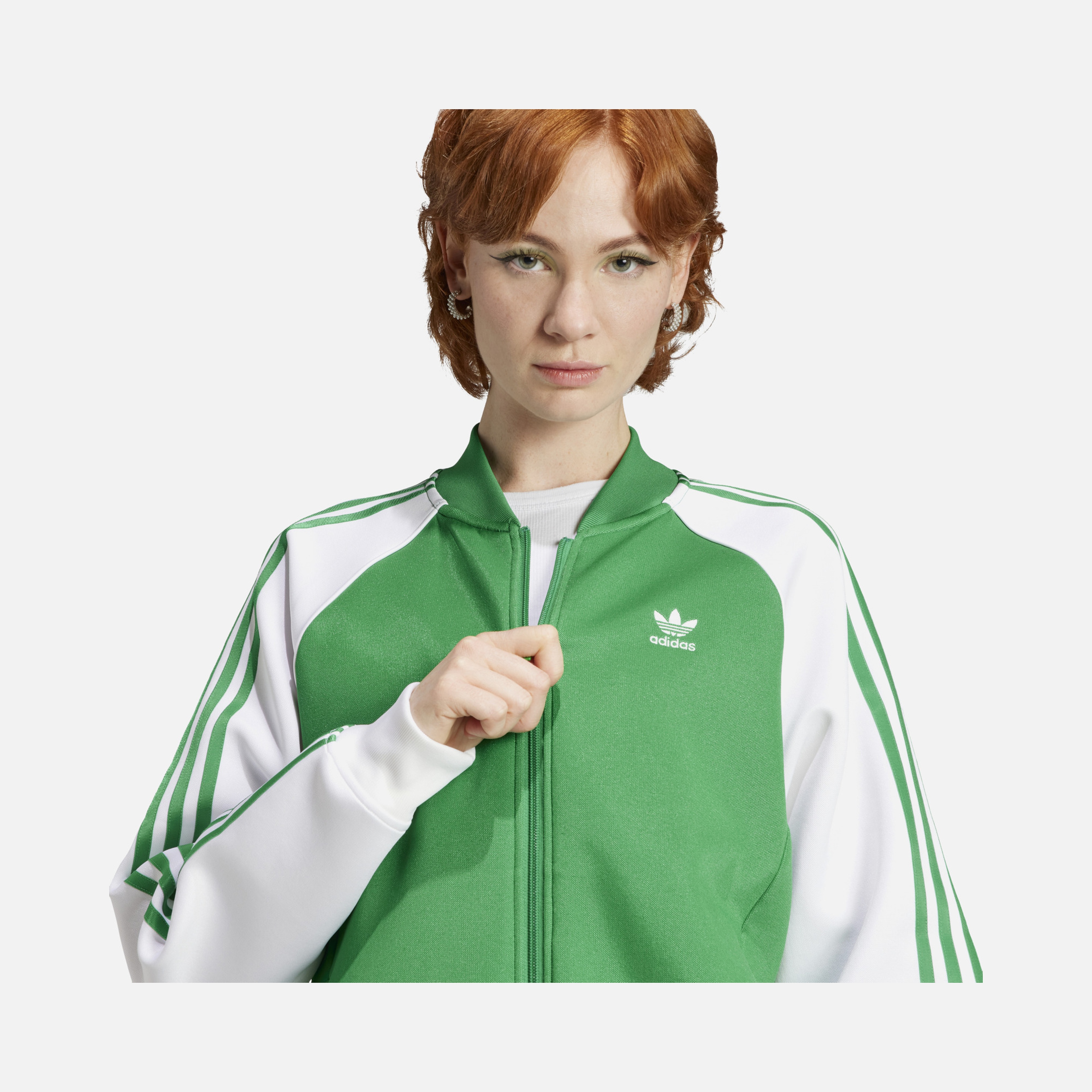 adidas Sportswear Adicolor Classics Oversize SST 3-Stripes Full-Zipp Kadın Ceket