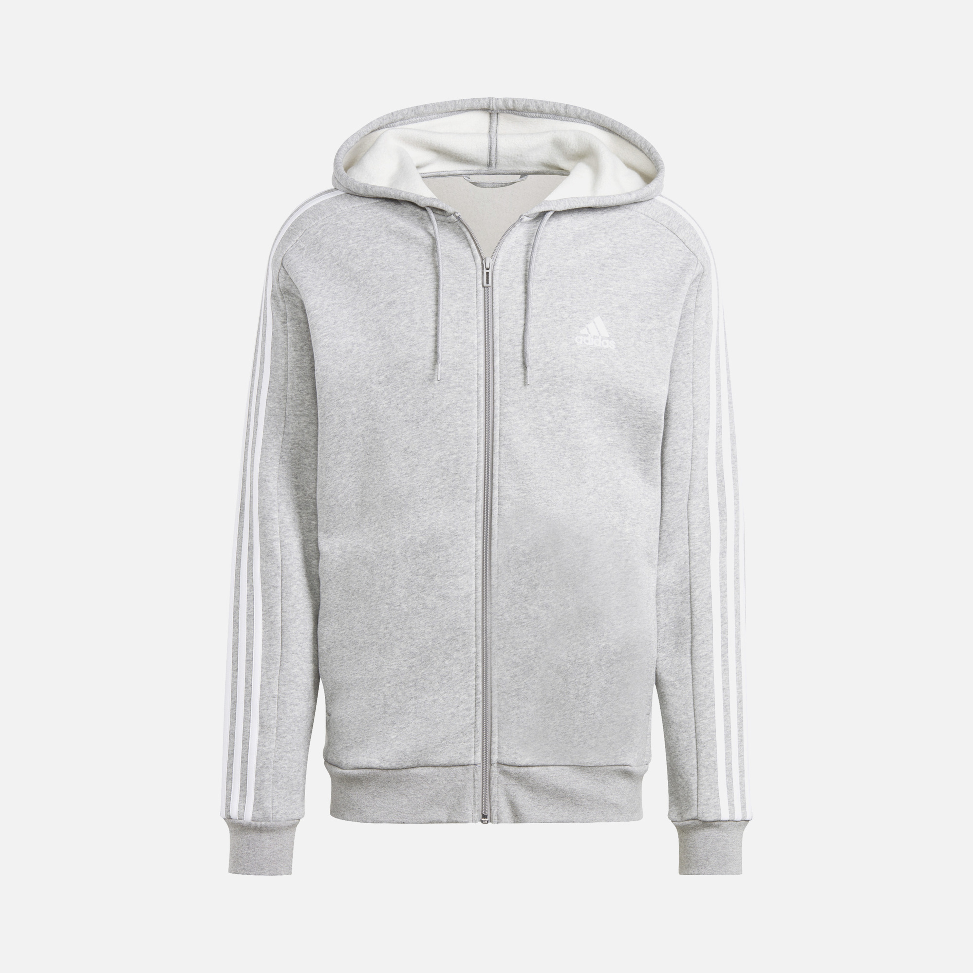 adidas Sportswaer Essentials Fleece 3-Stripes Full-Zip Hoodie Erkek Ceket