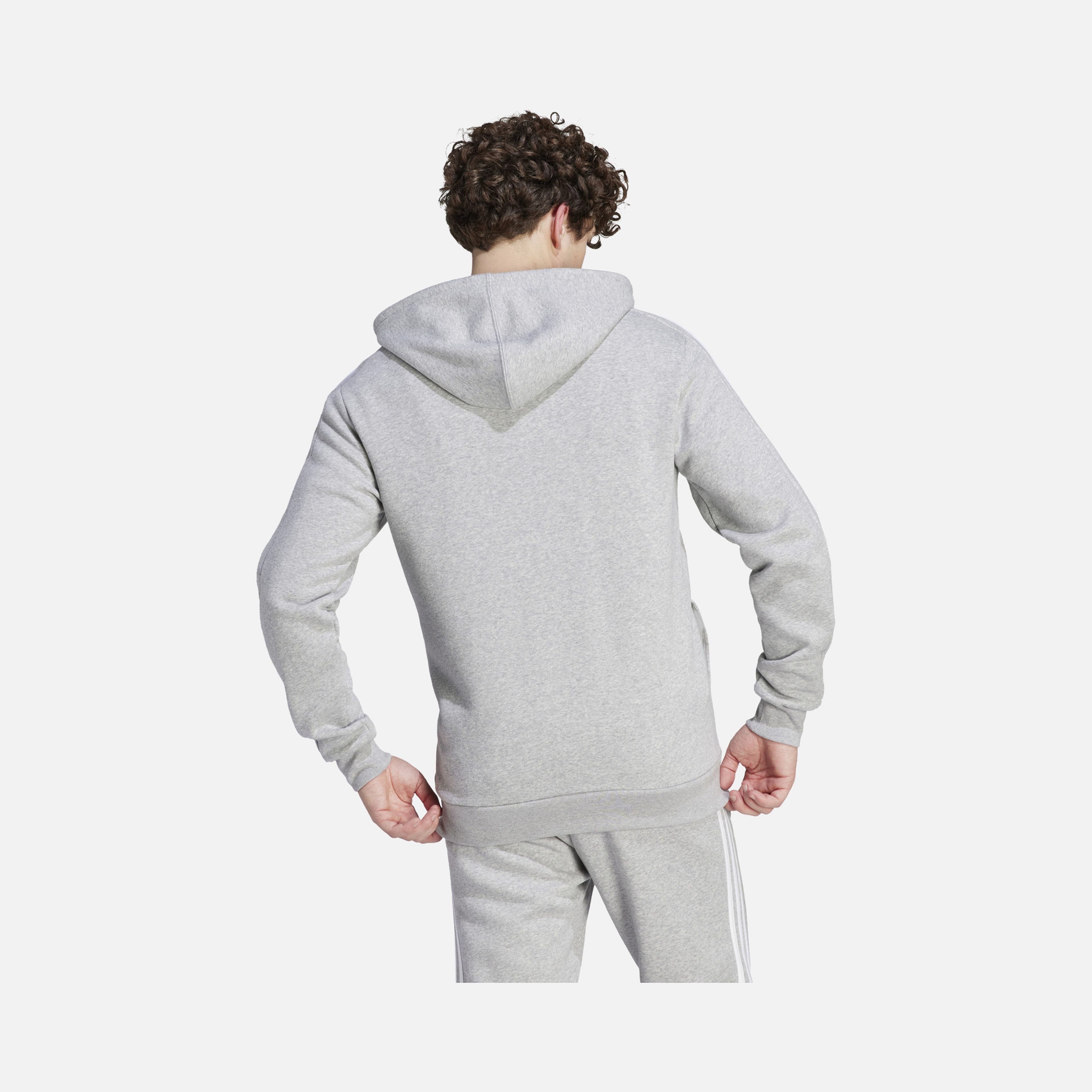 adidas Sportswaer Essentials Fleece 3-Stripes Full-Zip Hoodie Erkek Ceket