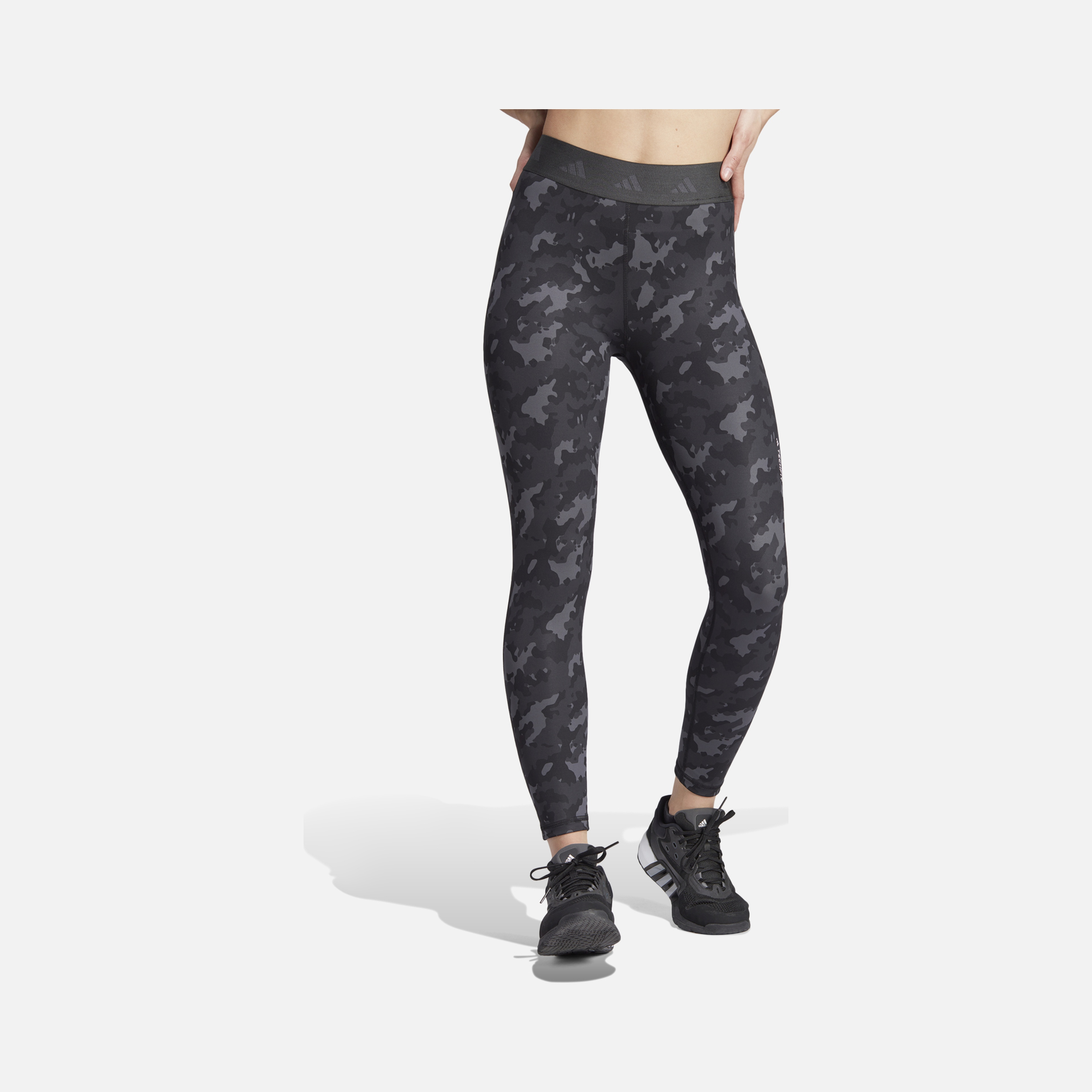 adidas Techfit Camouflage 7/8 Leggings Gym & Training Kadın Tayt