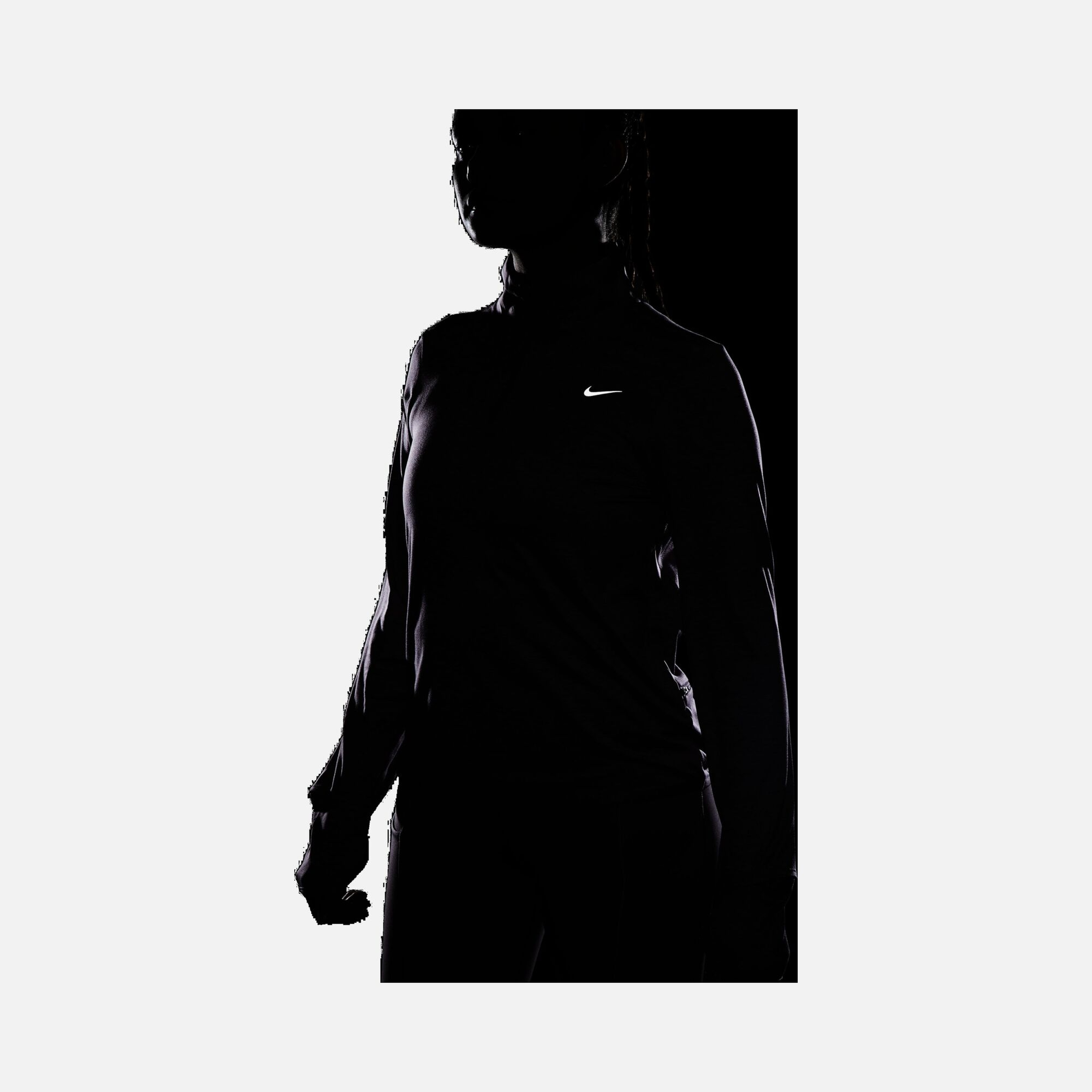 Nike Dri-Fit Swift Element UV 1/4-Zip Running Long-Sleeve Kadın Tişört