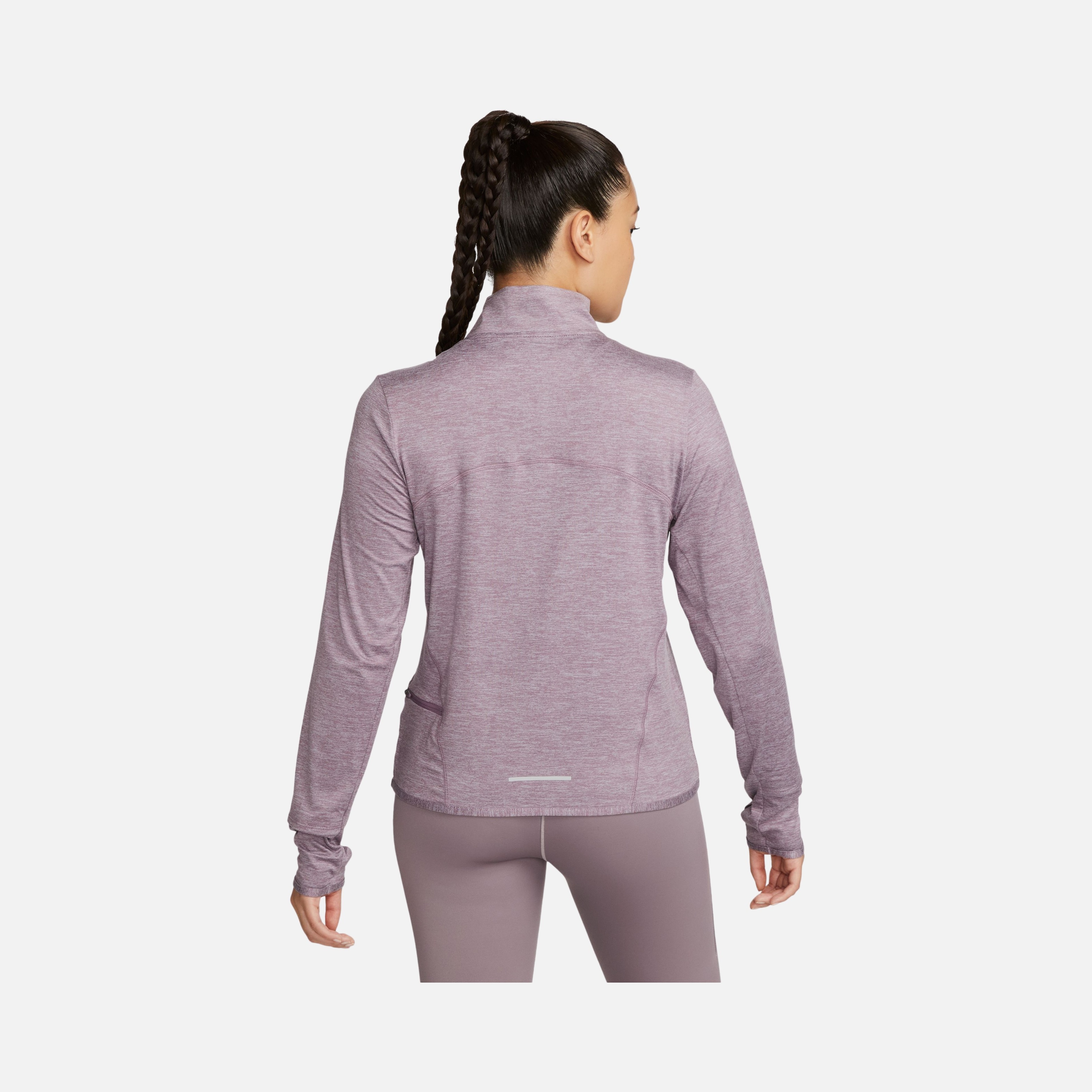 Nike Dri-Fit Swift Element UV 1/4-Zip Running Long-Sleeve Kadın Tişört