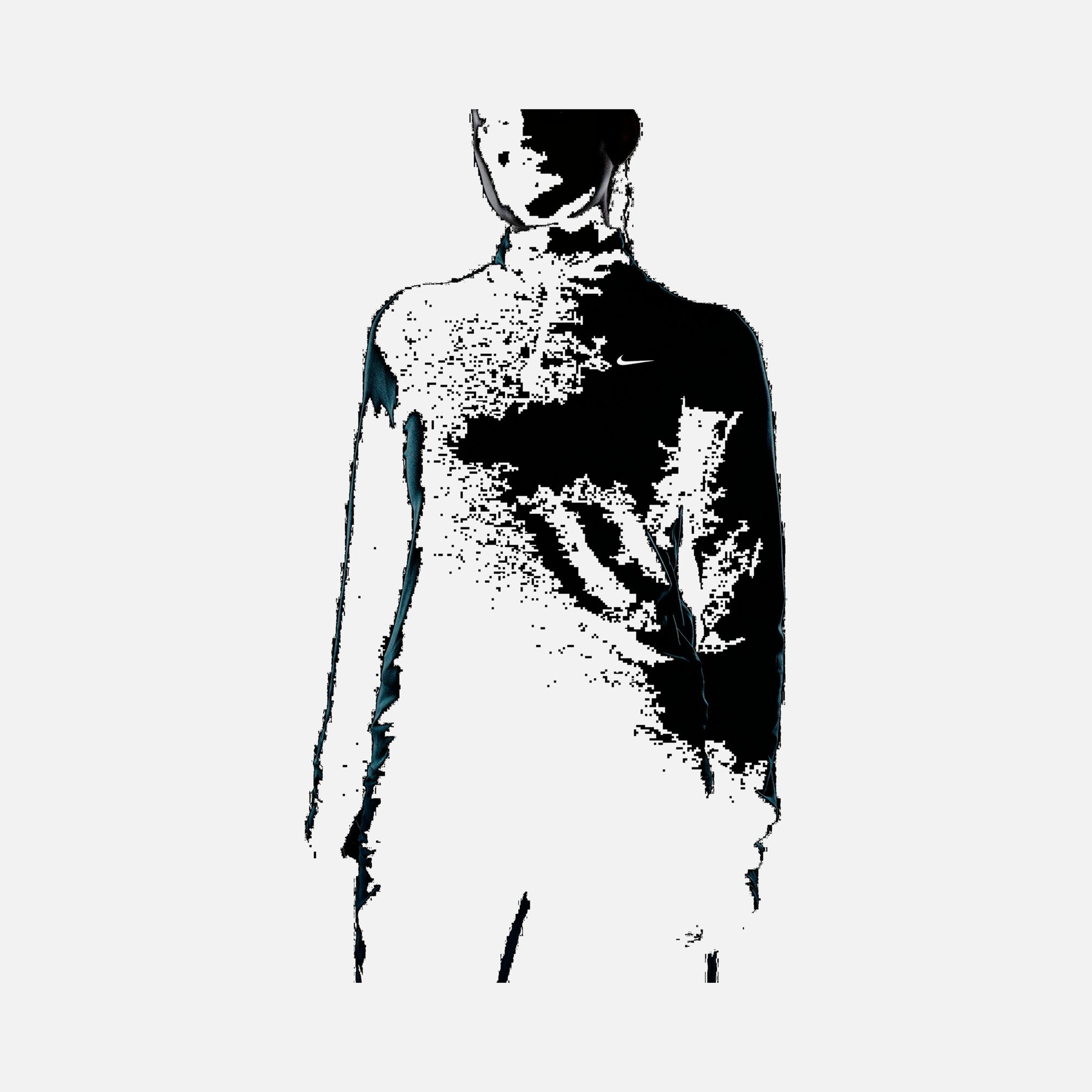 Nike Dri-Fit Swift Element UV 1/4-Zip Running Long-Sleeve Kadın Tişört