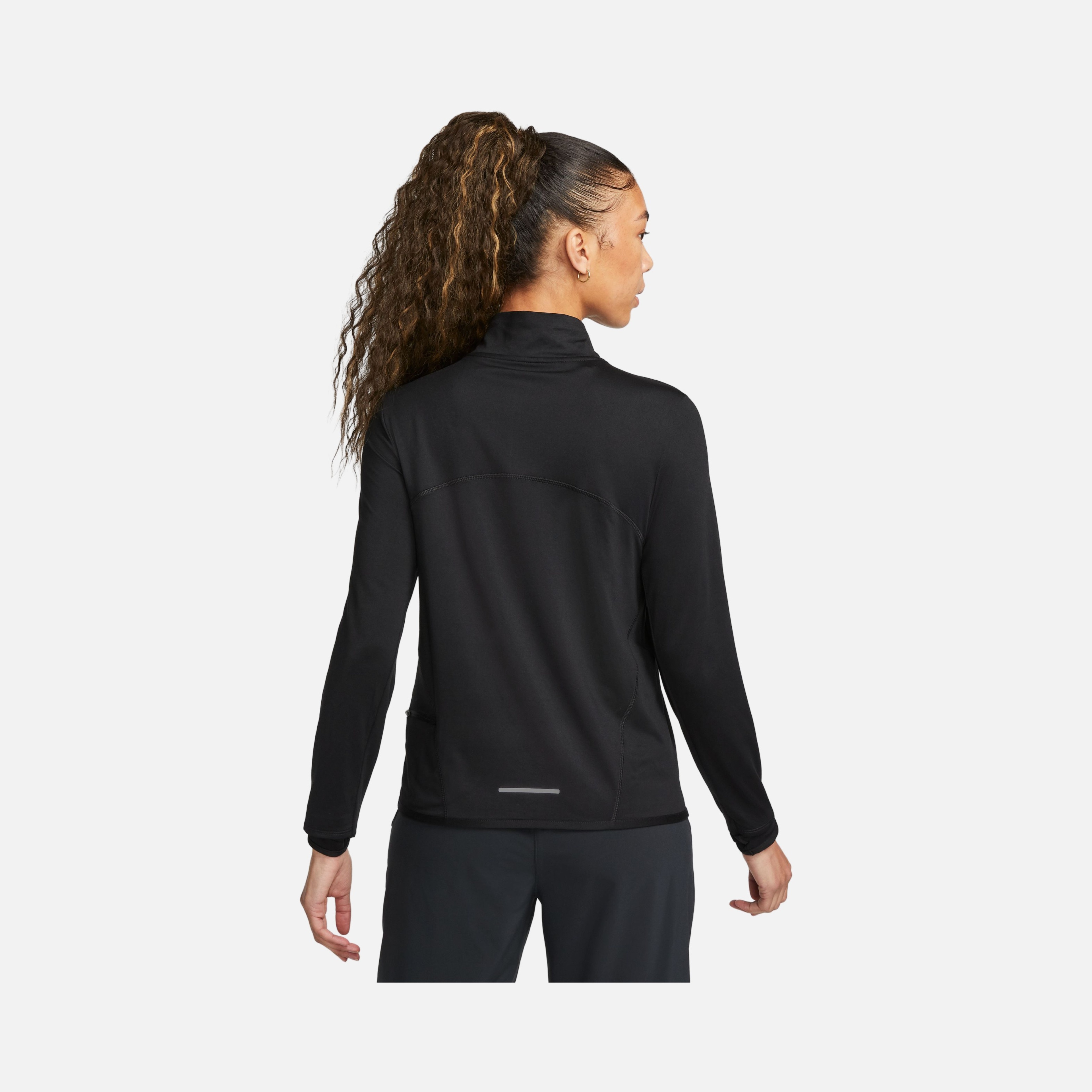 Nike Dri-Fit Swift Element UV 1/4-Zip Running Long-Sleeve Kadın Tişört