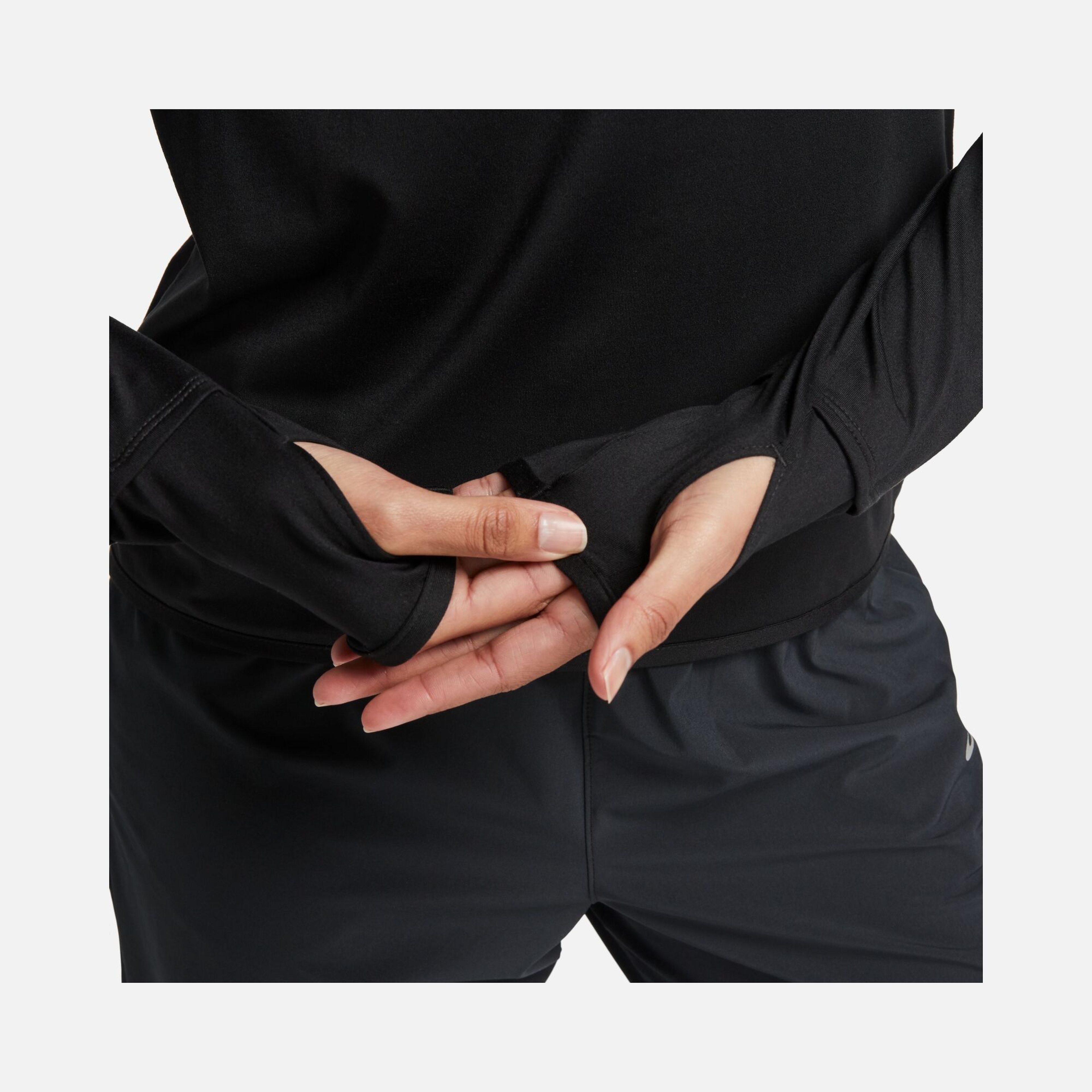 Nike Dri-Fit Swift Element UV 1/4-Zip Running Long-Sleeve Kadın Tişört