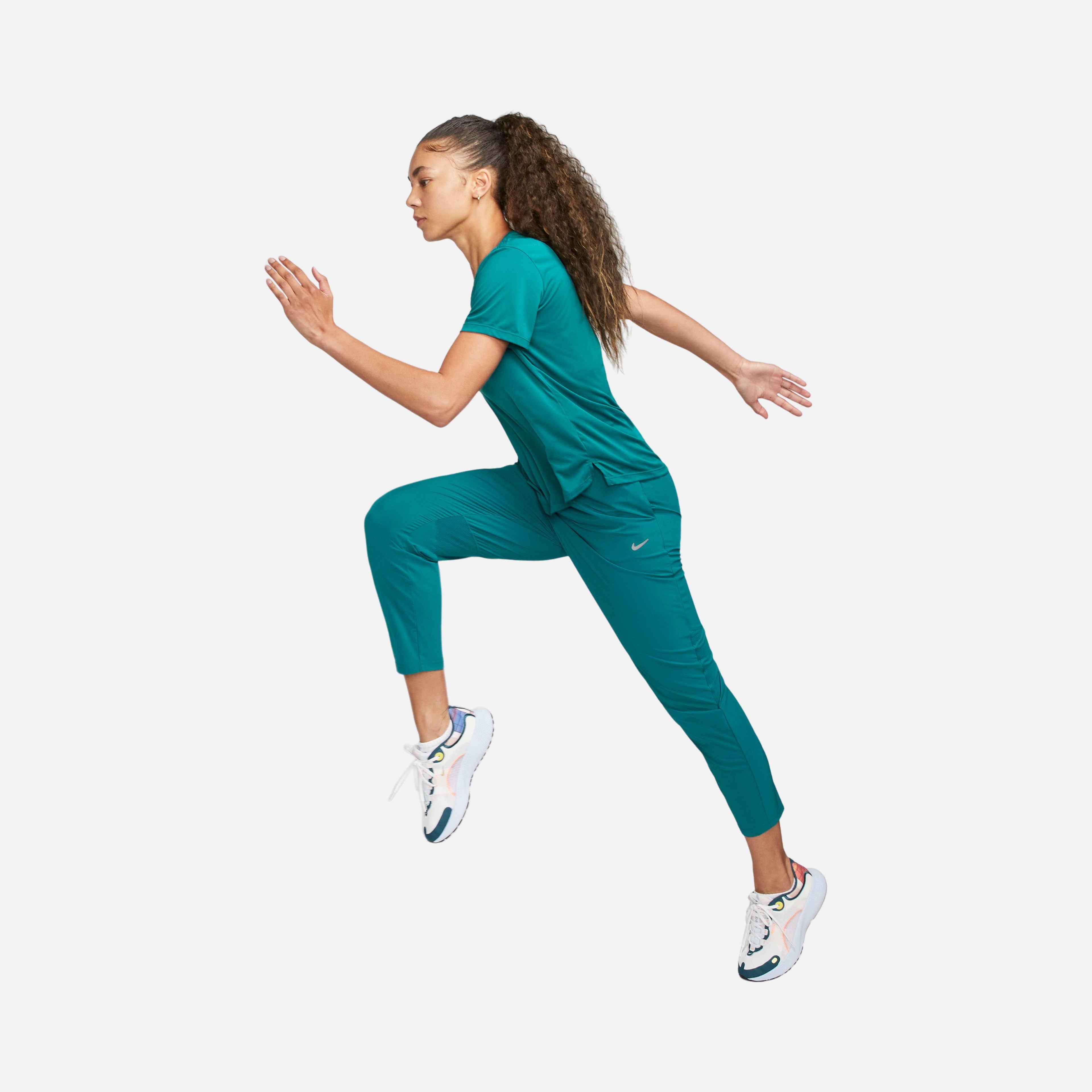 Nike Dri-Fit Fast Mid-Rise 7/8 Running Kadın Eşofman Altı