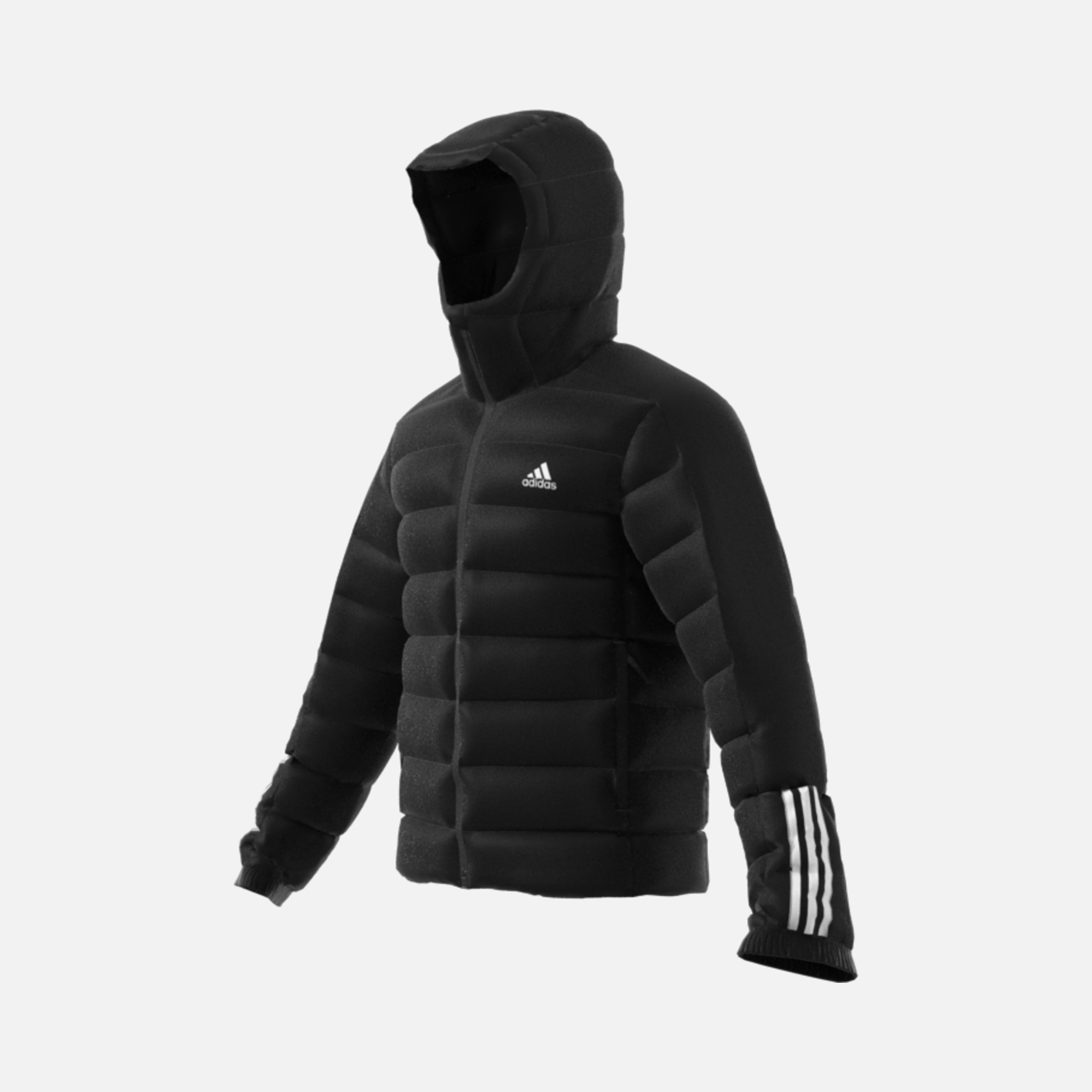 adidas Itavic 3-Stripes Midweight Full-Zip Hoodie Erkek Mont