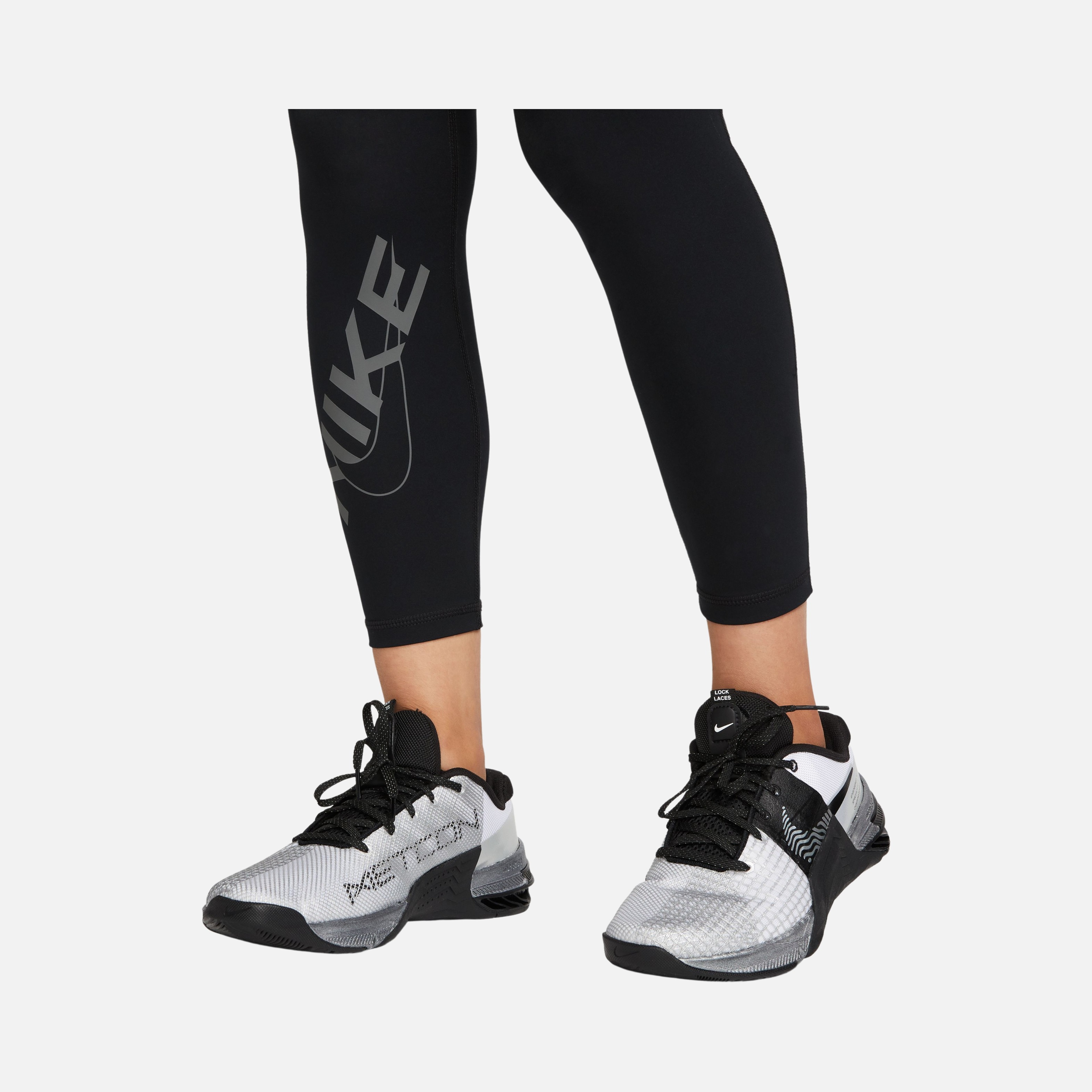 Nike Pro Dri-Fit Mid-Rise 7/8 Graphic Training Kadın Tayt