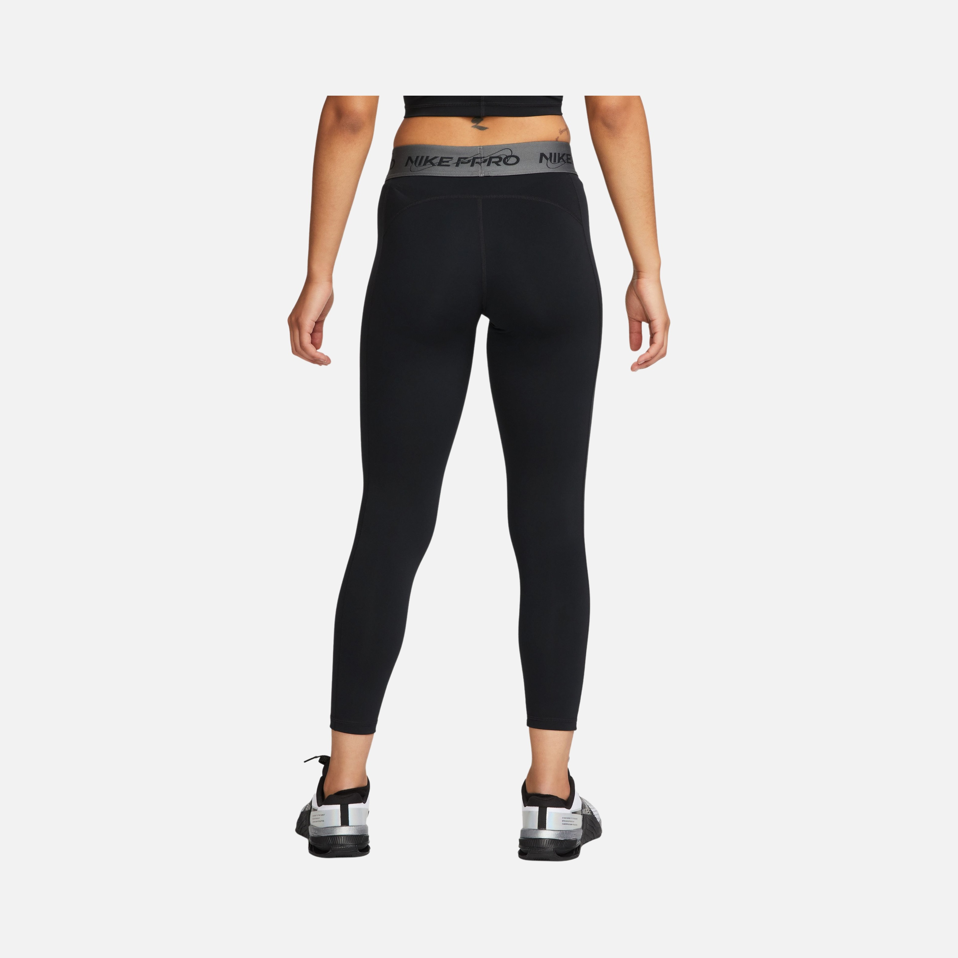 Nike Pro Dri-Fit Mid-Rise 7/8 Graphic Training Kadın Tayt