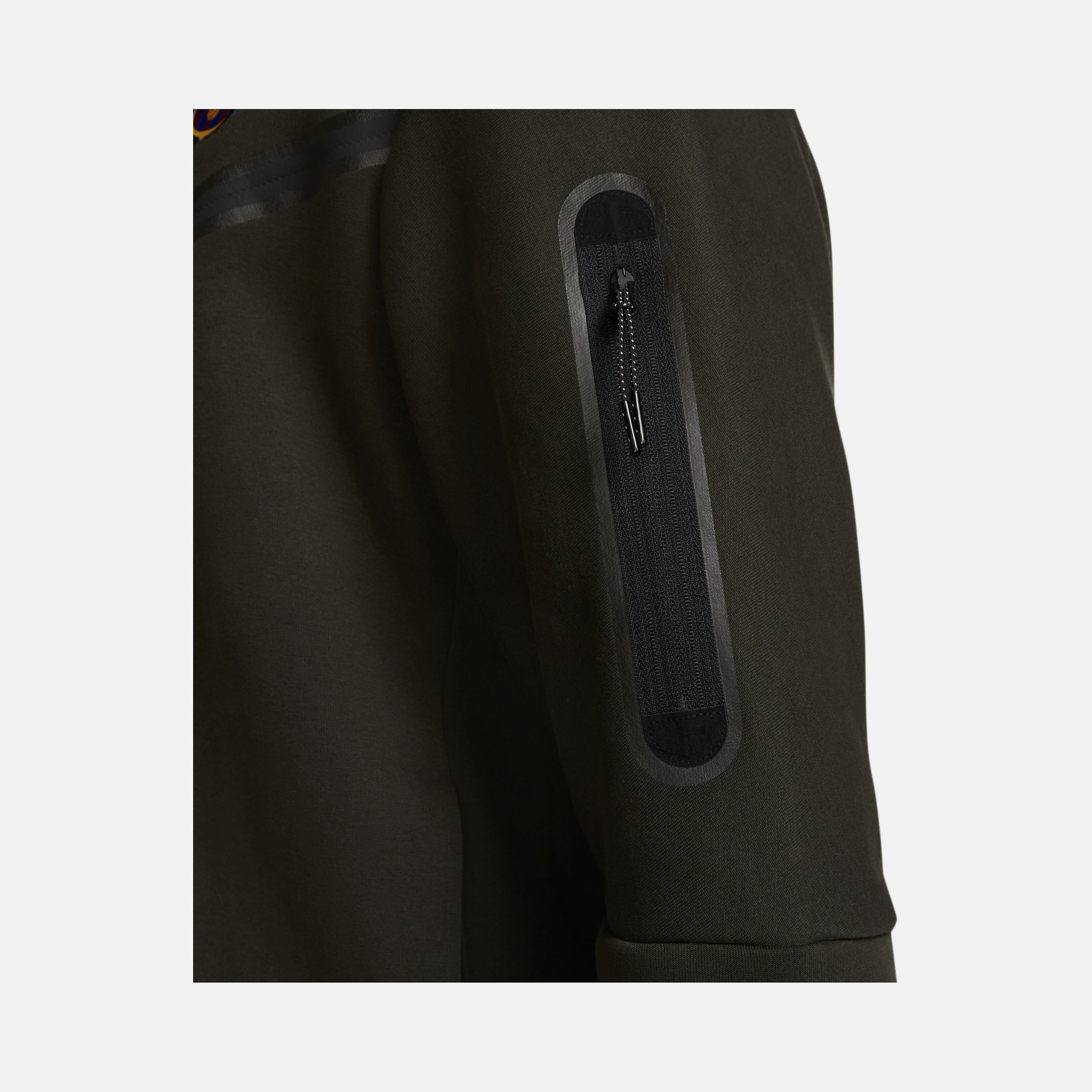 Nike FC Barcelona Tech Fleece Windrunner Full-Zip Hoodie Erkek Sweatshirt