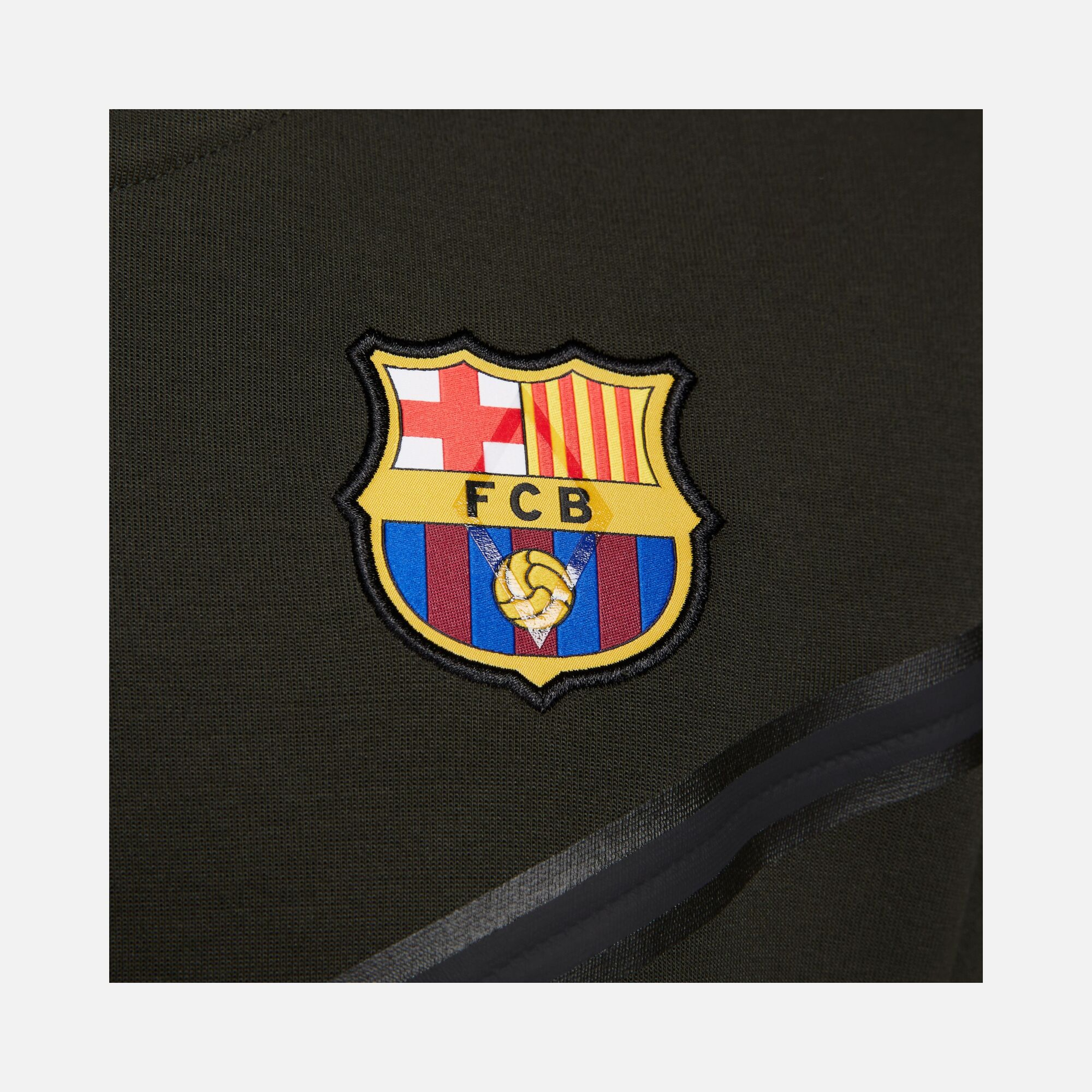 Nike FC Barcelona Tech Fleece Windrunner Full-Zip Hoodie Erkek Sweatshirt