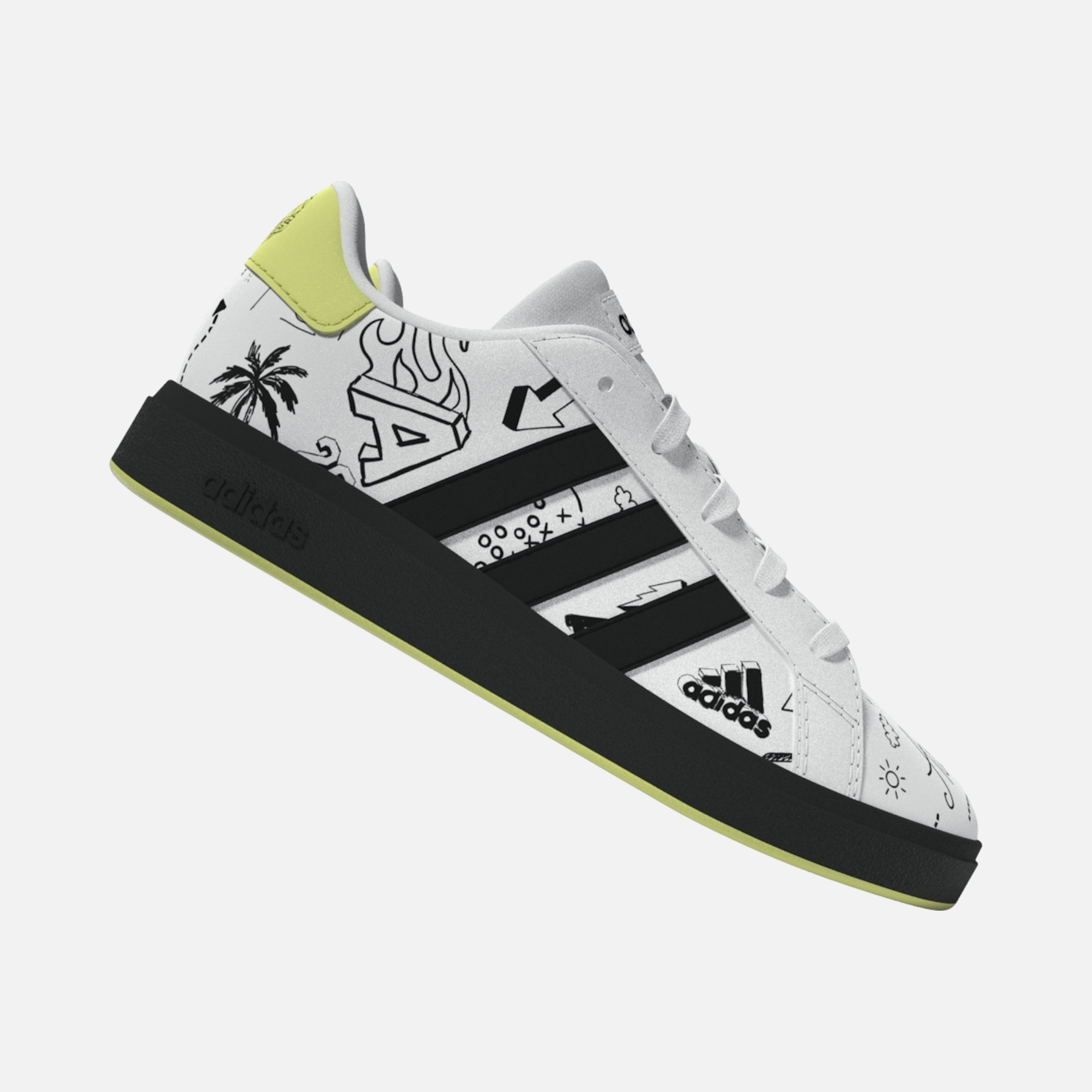 adidas Sportswear Grand Court 2.0 Graphic Çocuk Spor Ayakkabı