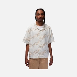 Nike Jordan Essentials Graphics Full-Button Short-Sleeve Erkek Gömlek
