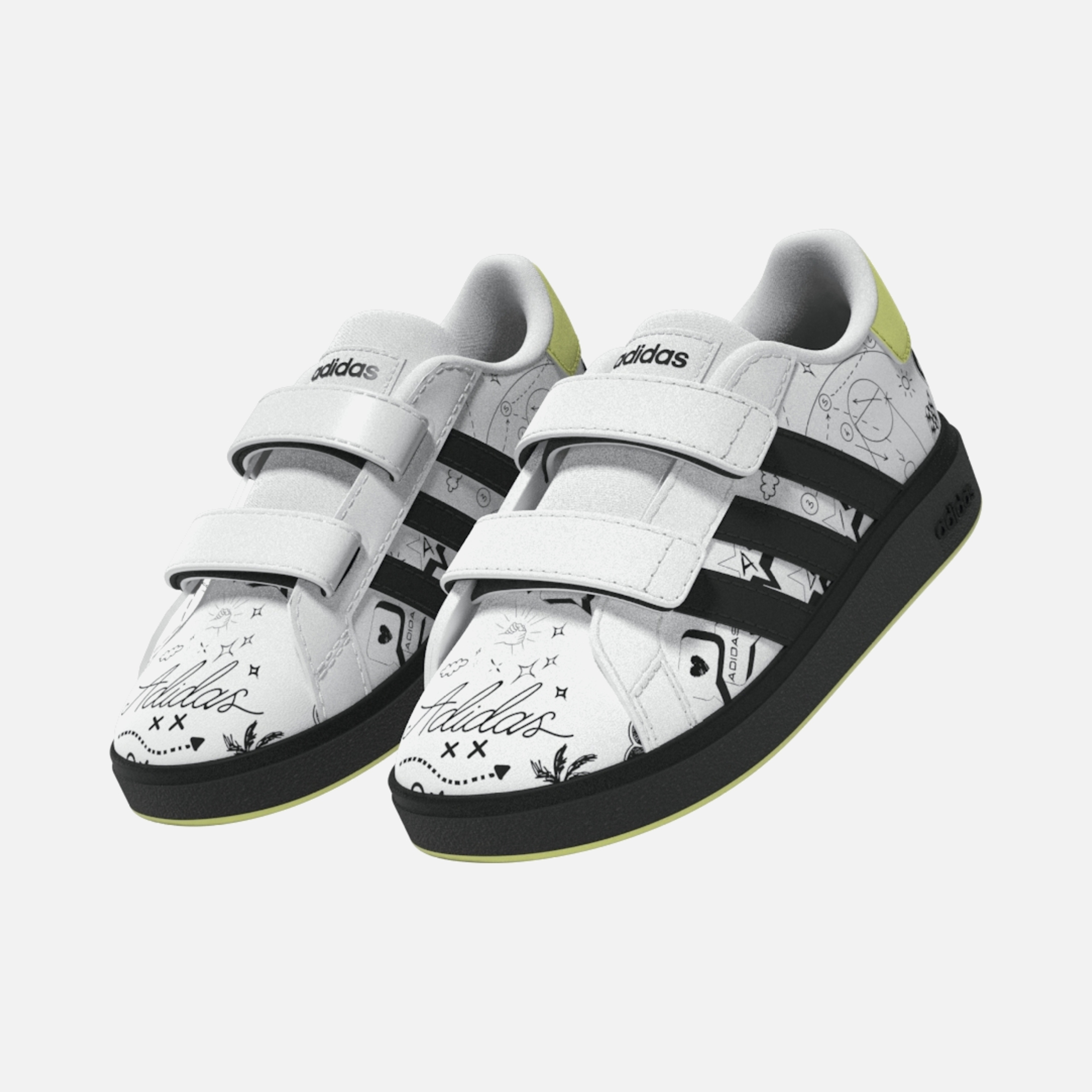 adidas Sportswear Grand Court 2.0 Graphic (TD) Çocuk Spor Ayakkabı