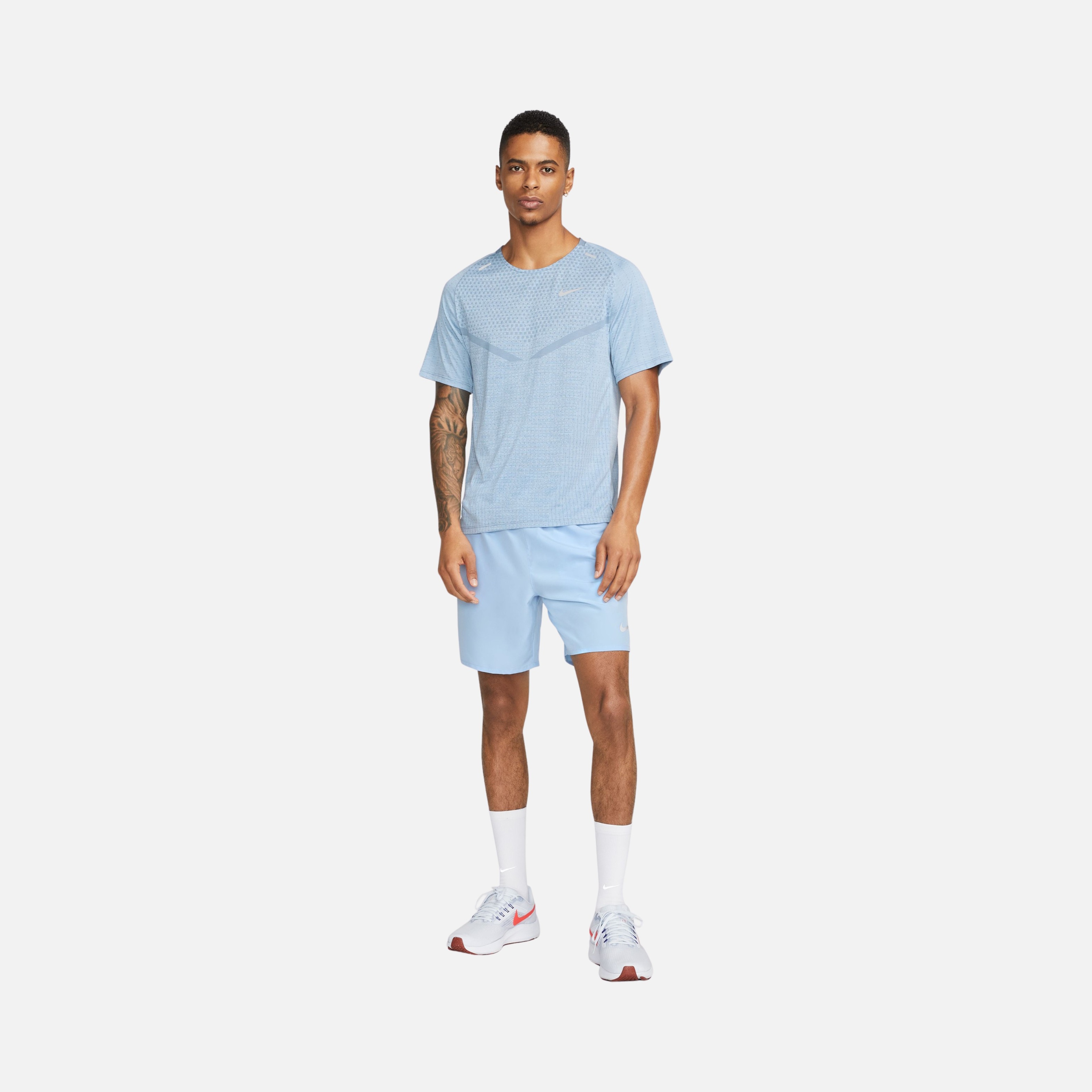 Nike Dri-Fit ADV TechKnit Ultra Running Short-Sleeve Erkek Tişört