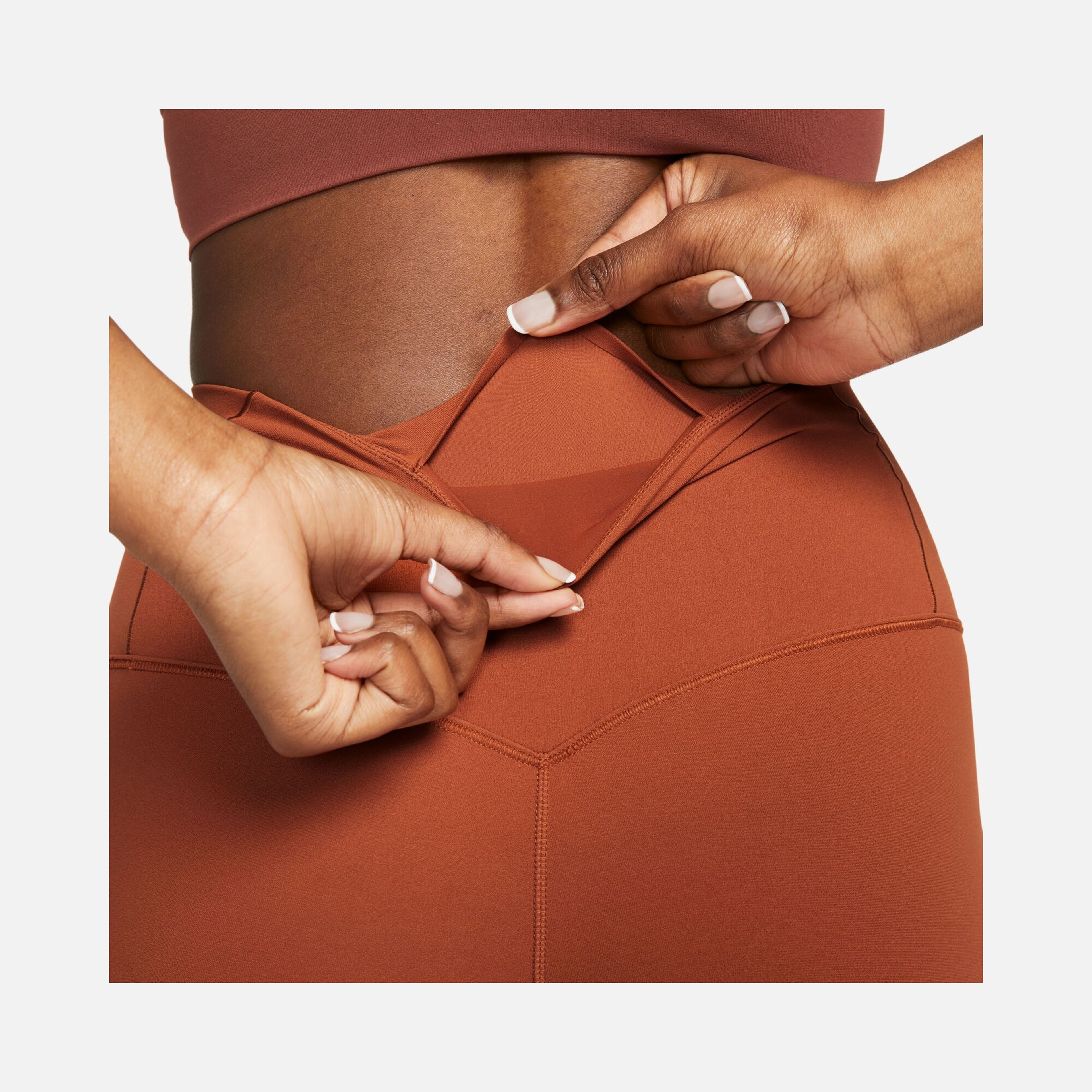 Nike Dri-Fit Zenvy Gentle-Support InfinaSoft High-Waisted 7/8 Training Kadın Tayt