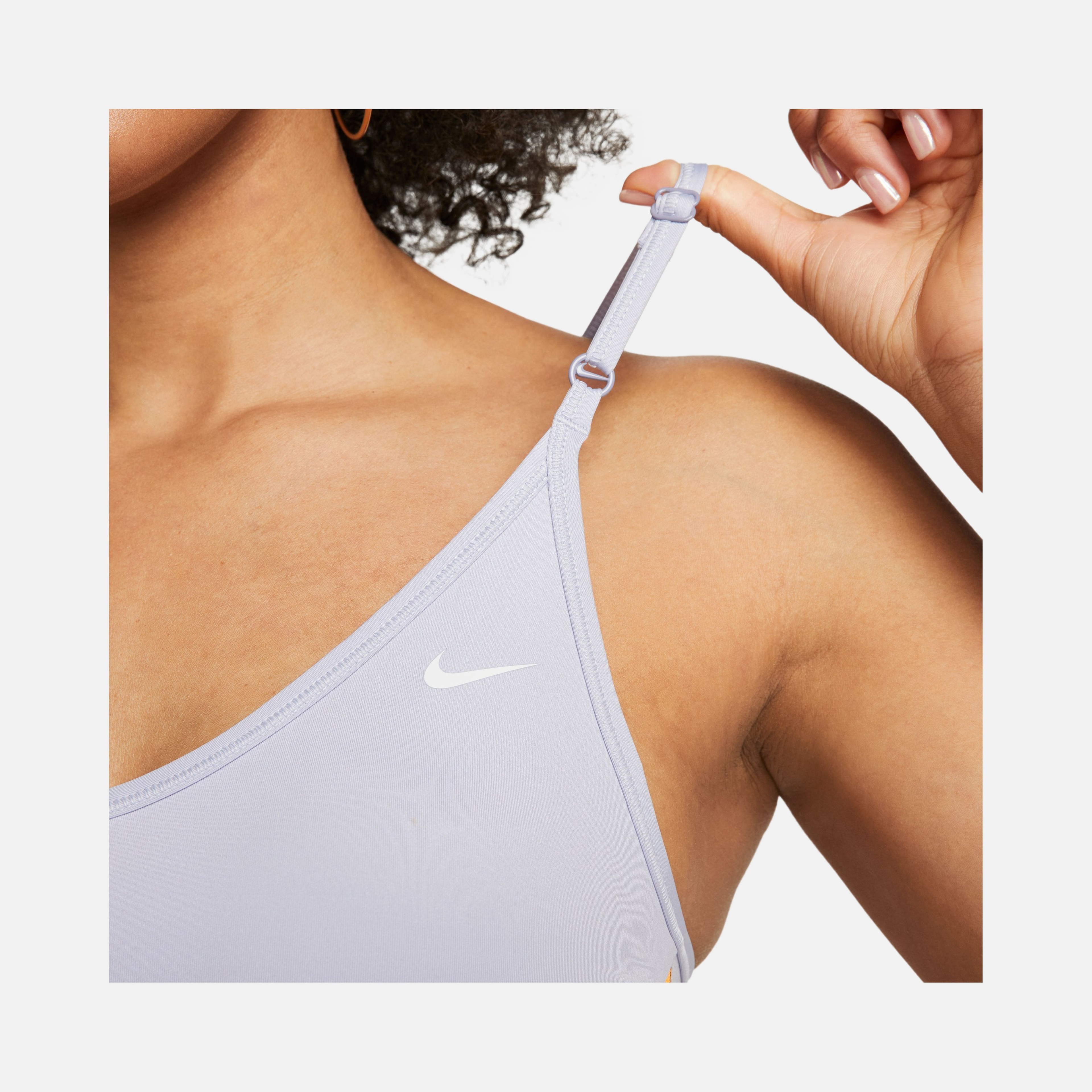 Nike Dri-Fit Indy V Neck Light-Support Sports Training Kadın Bra