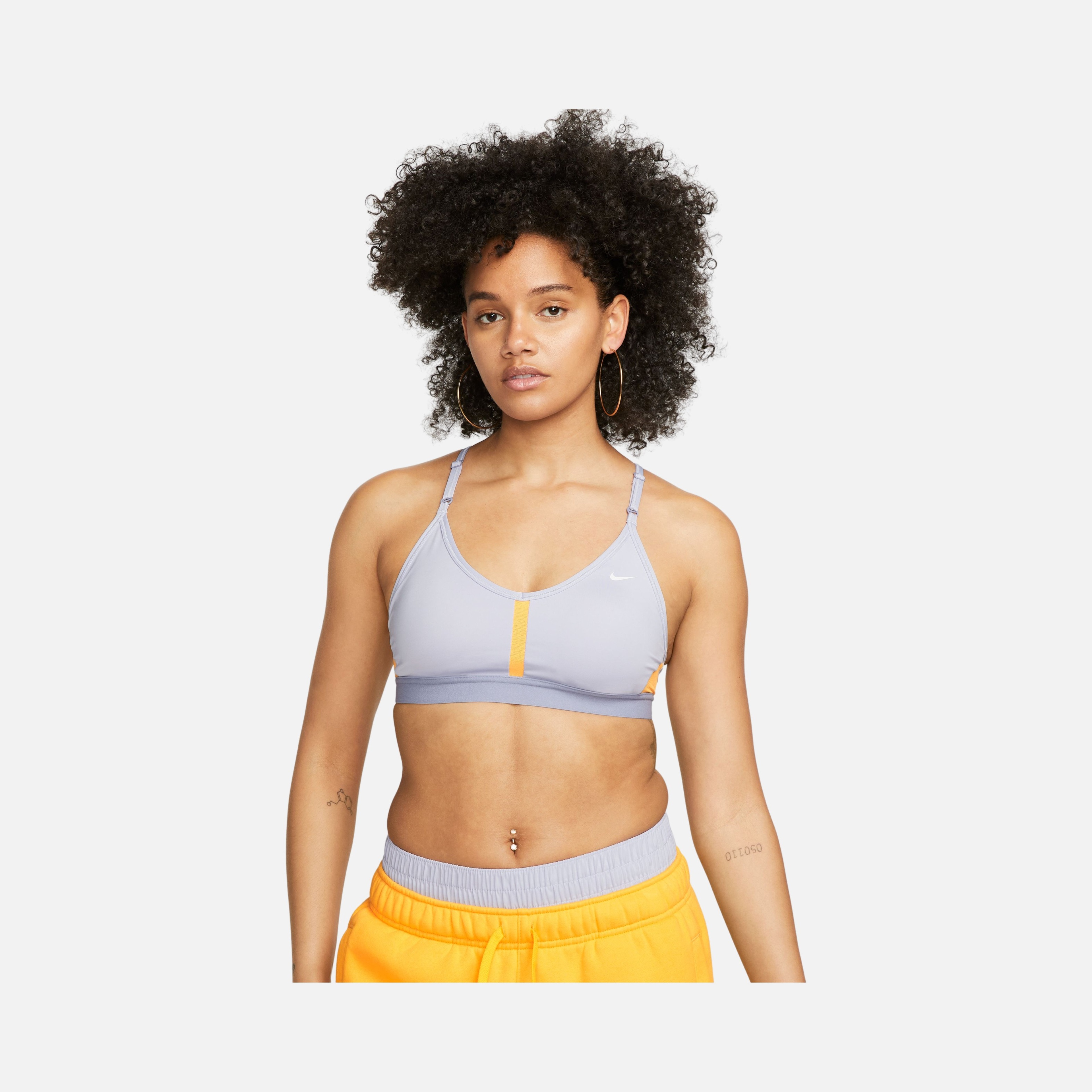 Nike Dri-Fit Indy V Neck Light-Support Sports Training Kadın Bra