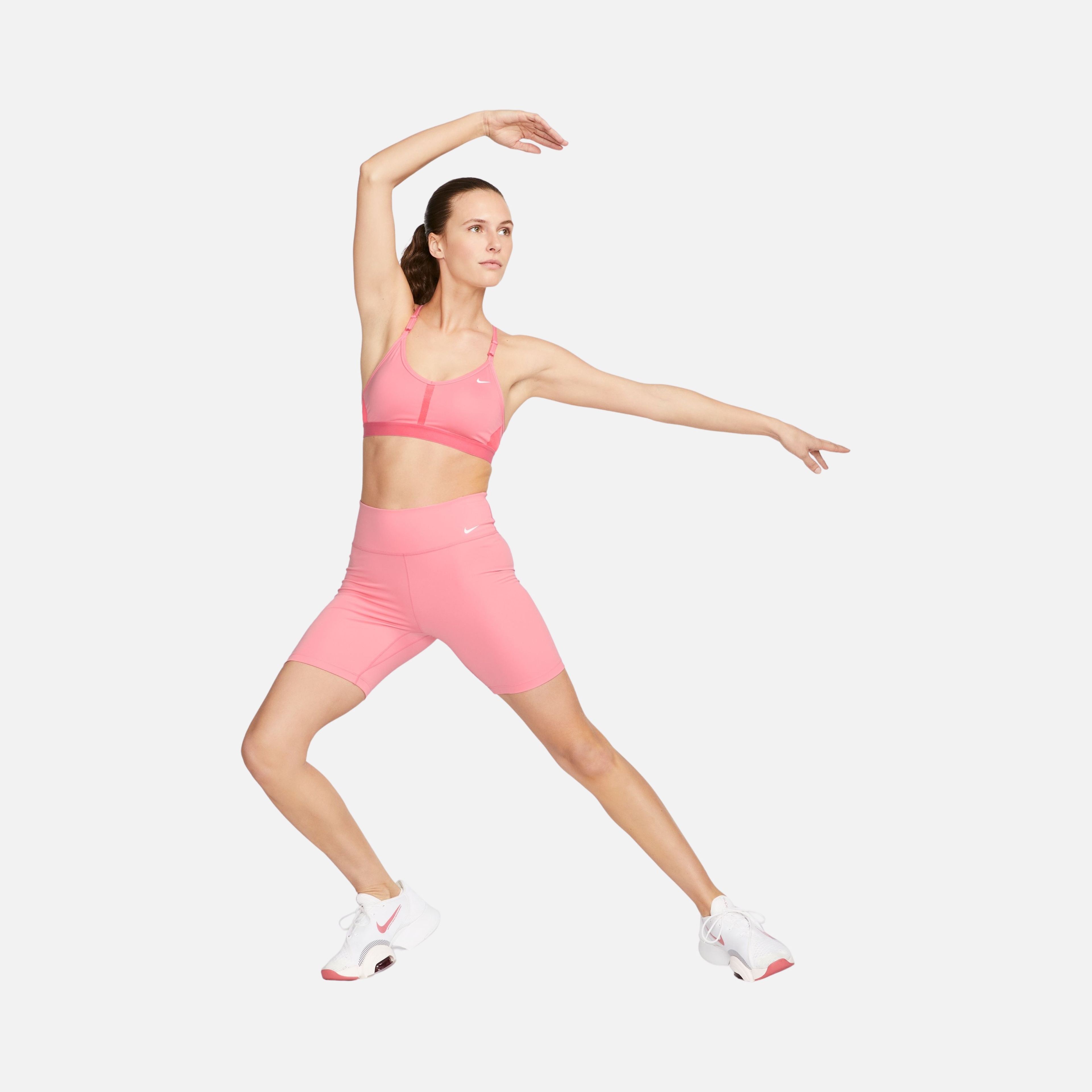 Nike Dri-Fit Indy V Neck Light-Support Sports Training Kadın Bra