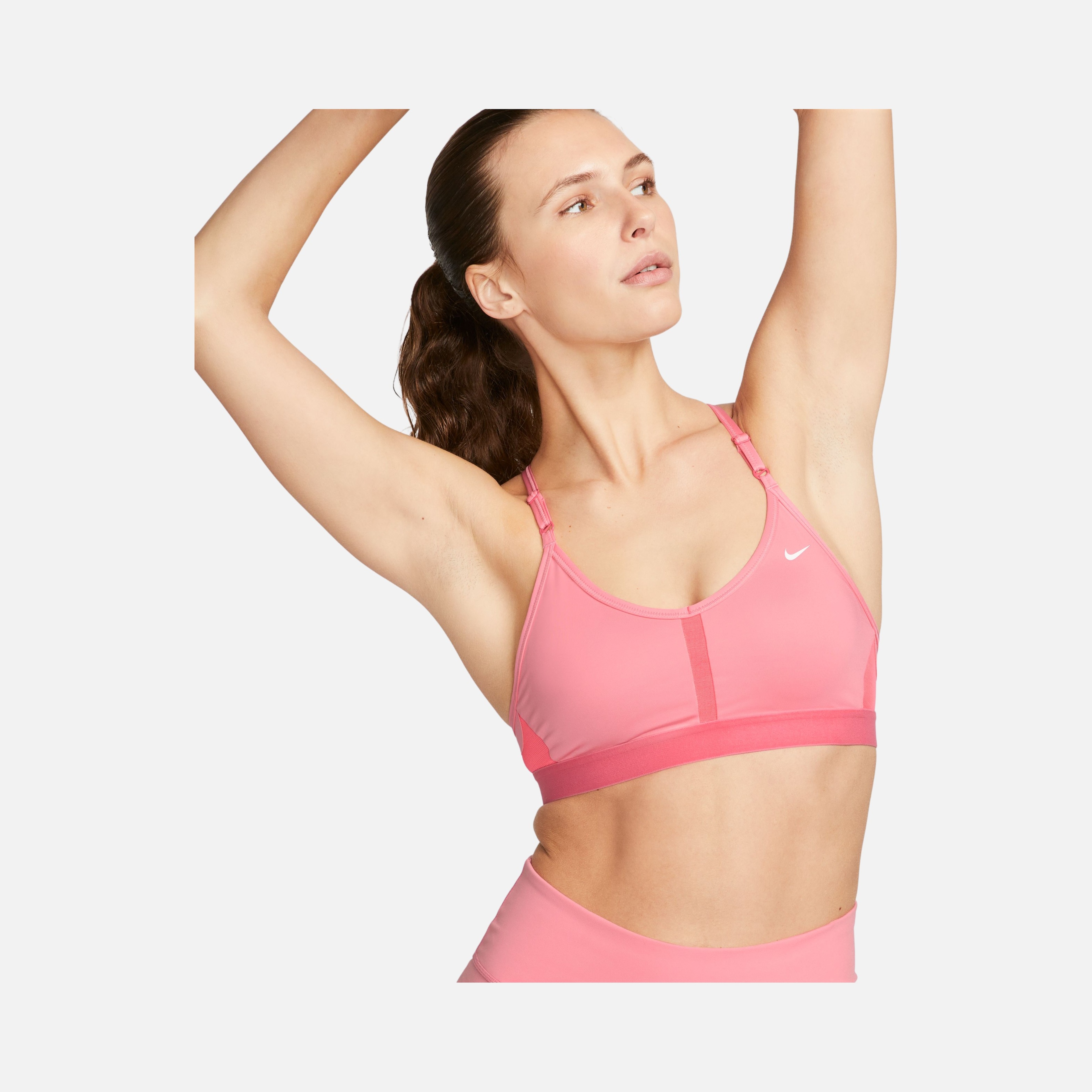 Nike Dri-Fit Indy V Neck Light-Support Sports Training Kadın Bra