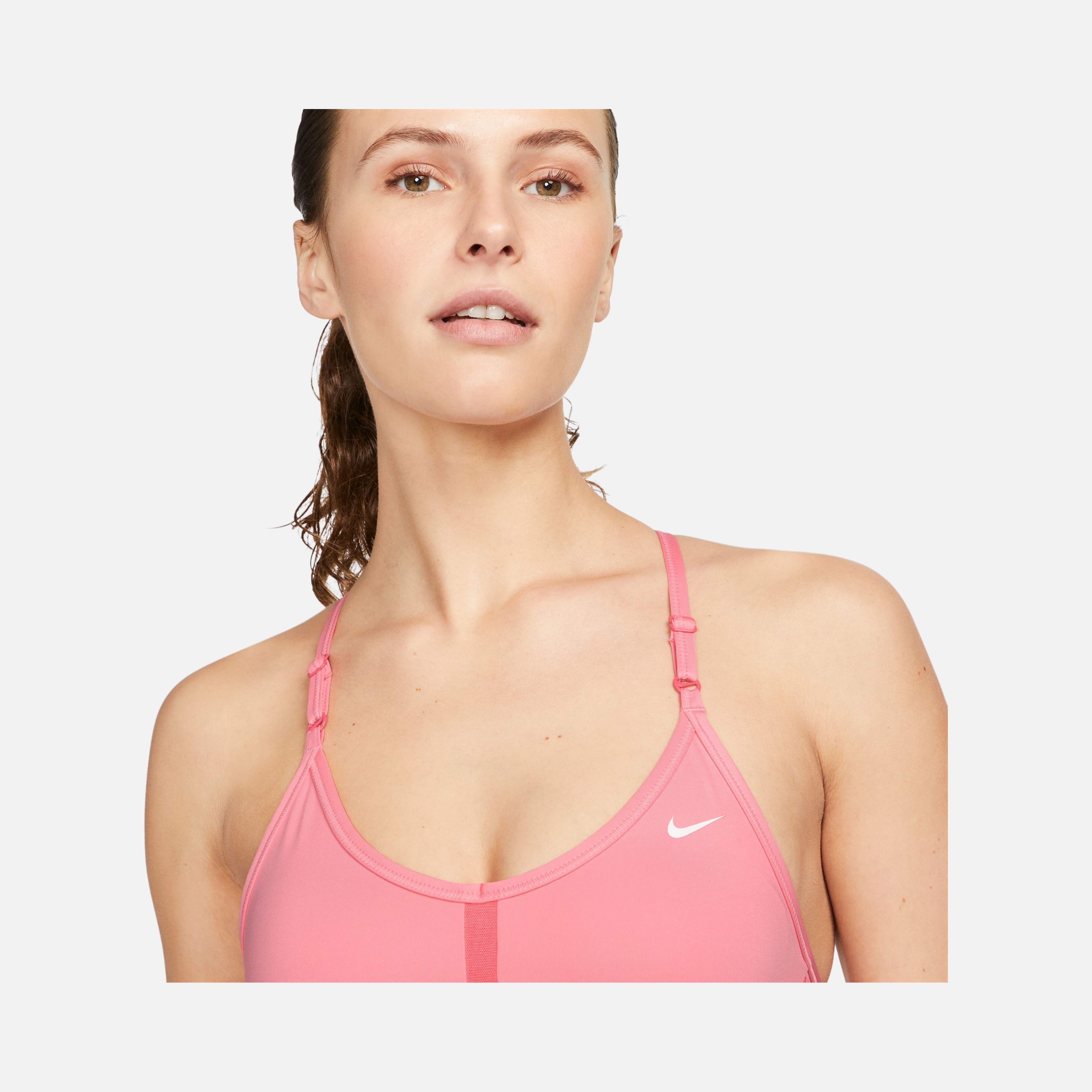 Nike Dri-Fit Indy V Neck Light-Support Sports Training Kadın Bra