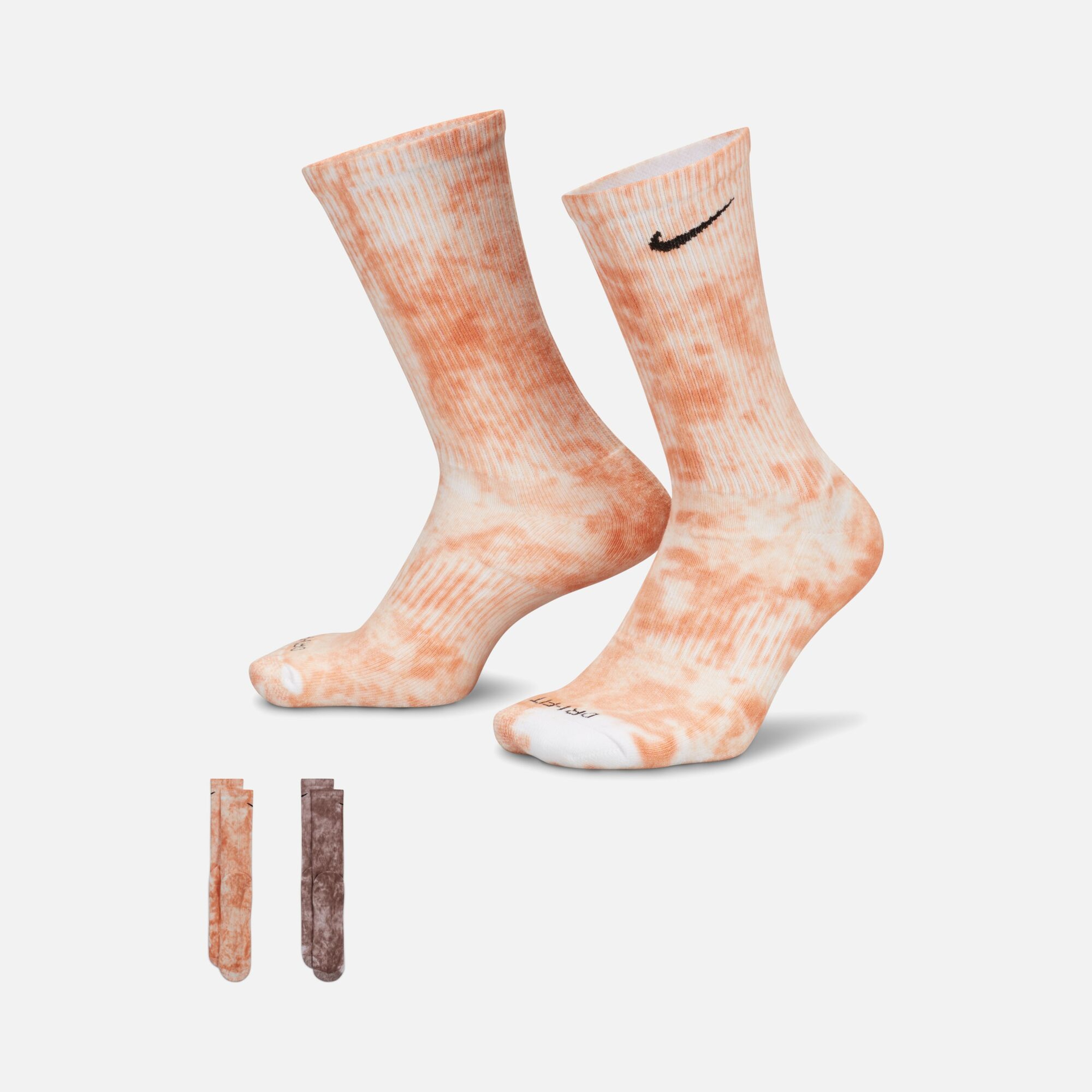 Nike Everyday Plus Cushioned Tie-Dye Crew (2 Pairs) Unisex Çorap