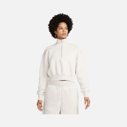 Nike Sportswear Phoenix Fleece Oversized Crop 1/2-Zip Kadın Sweatshirt