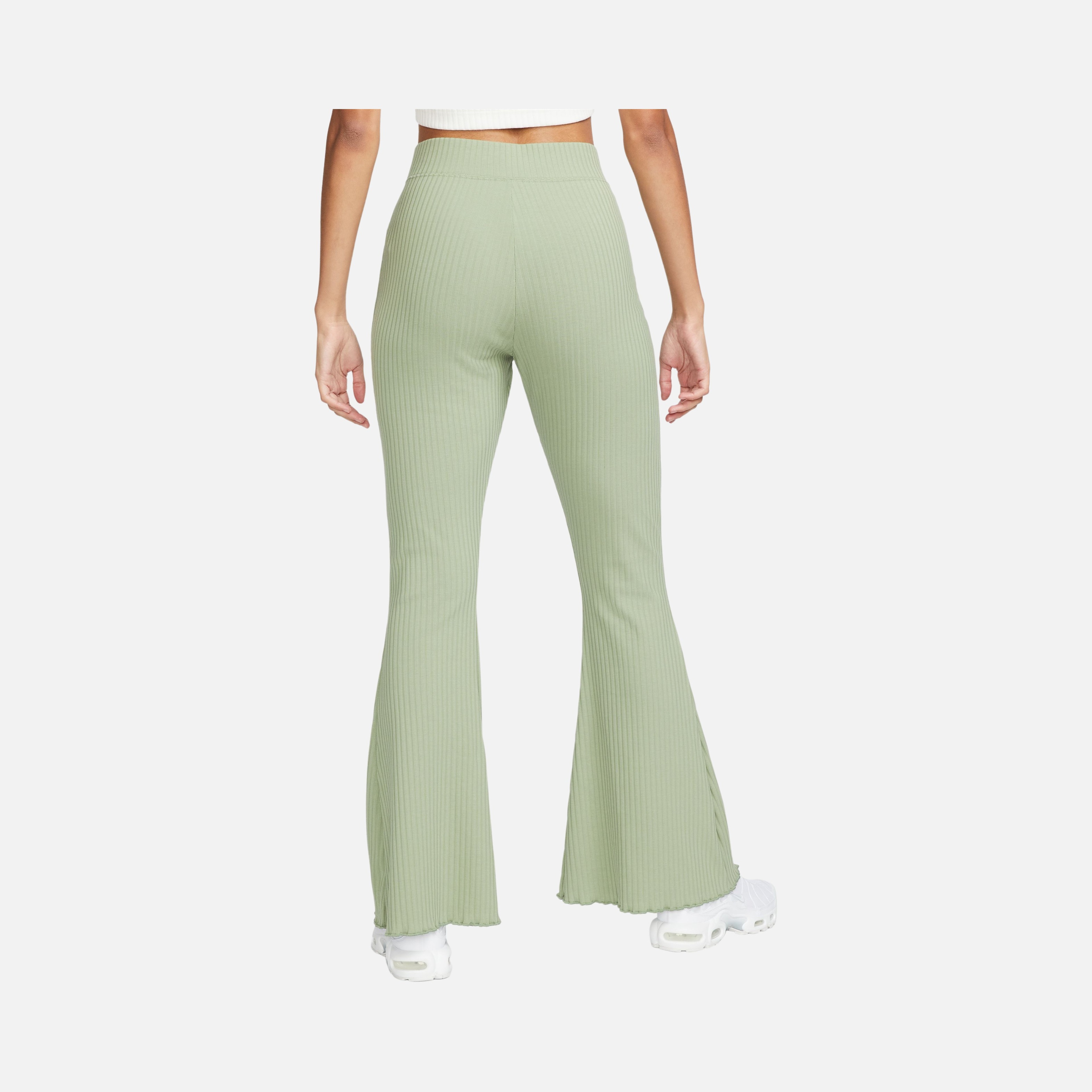 Nike Sportswear High-Waisted Wide Leg Ribbed Kadın Eşofman Altı