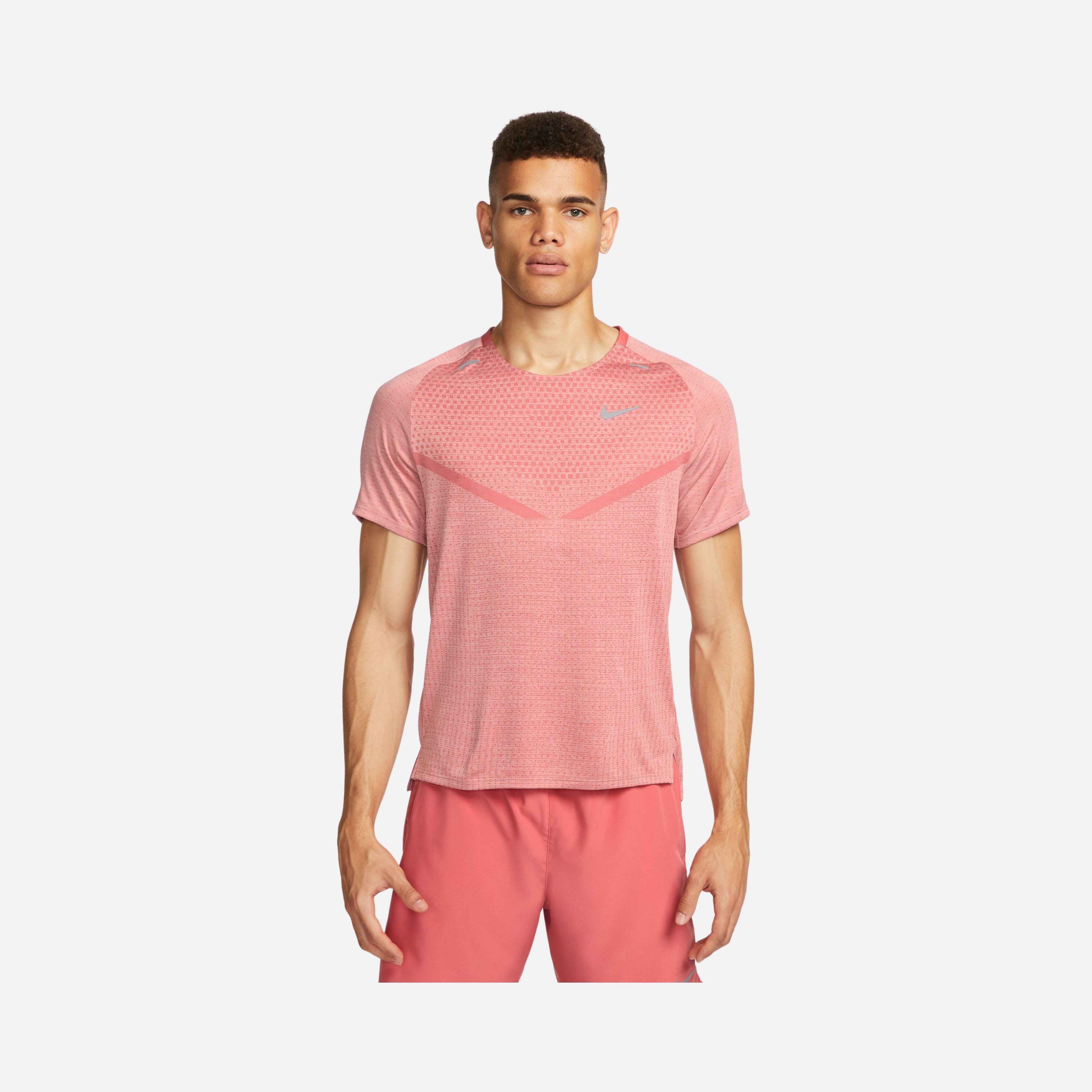 Nike Dri-Fit ADV TechKnit Ultra Running Short-Sleeve Erkek Tişört