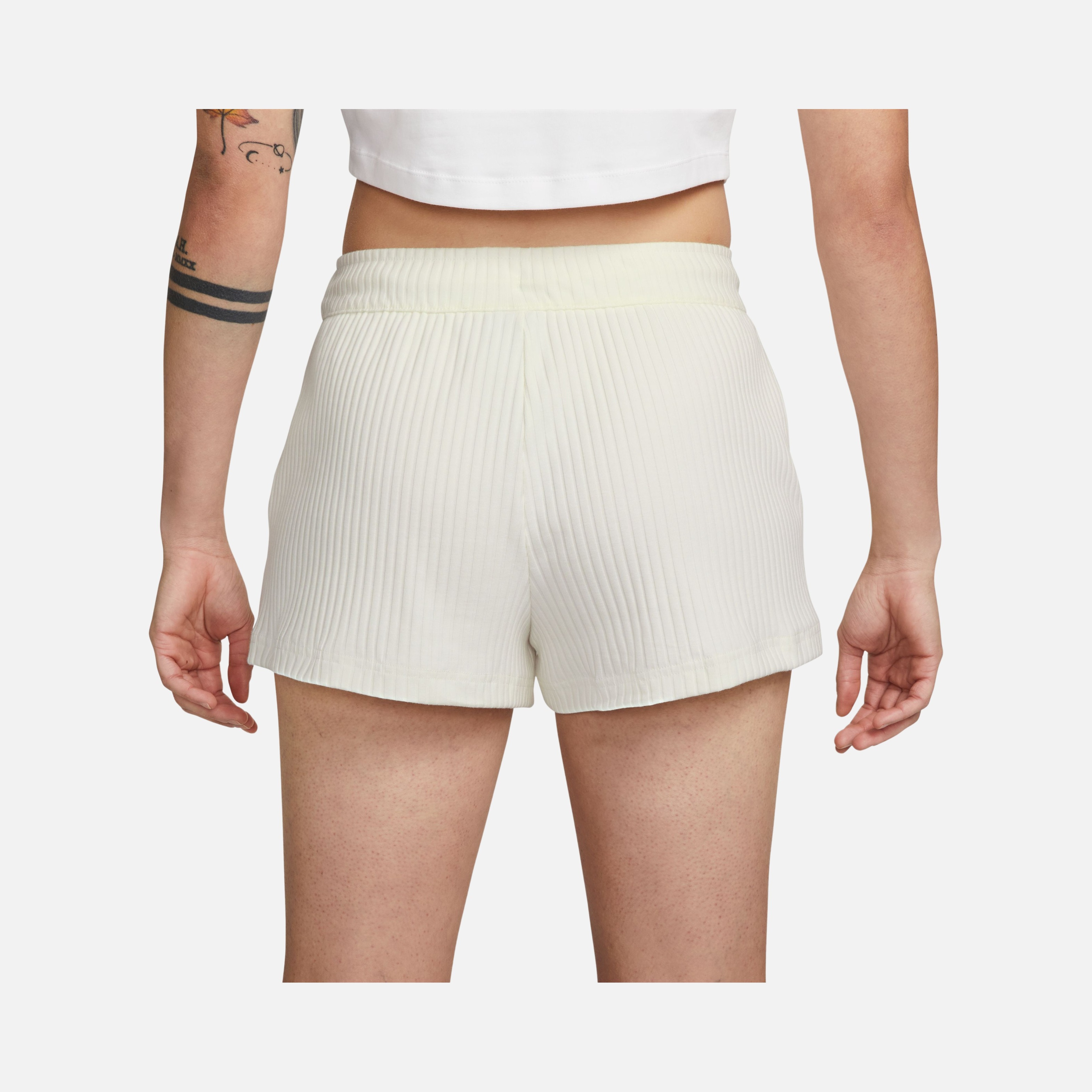 Nike Sportswear High-Waisted Ribbed Jersey Kadın Şort
