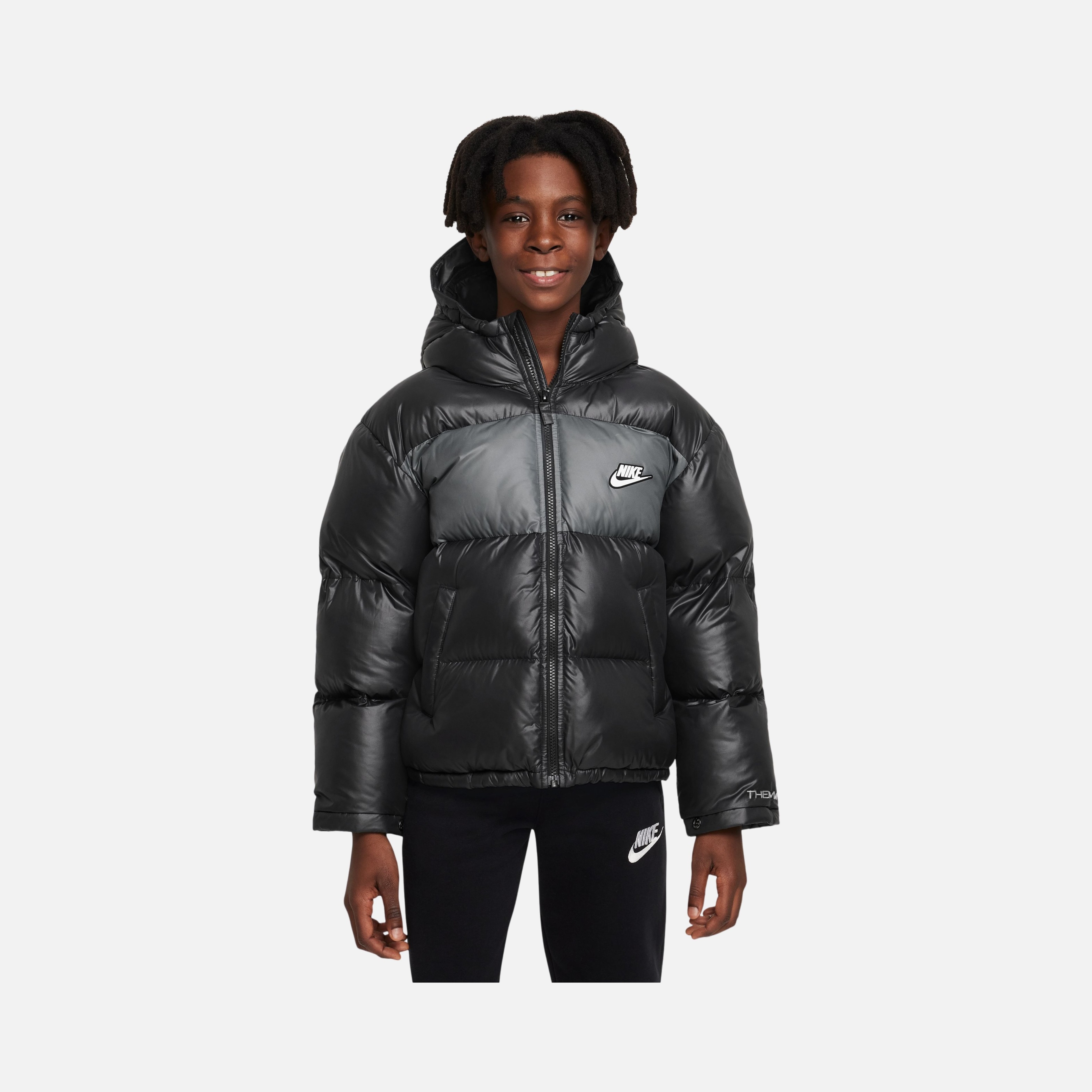 Nike Sportswear Therma-Fit Repel Heavyweight Synthetic Fill Full-Zip Hoodie Çocuk Mont