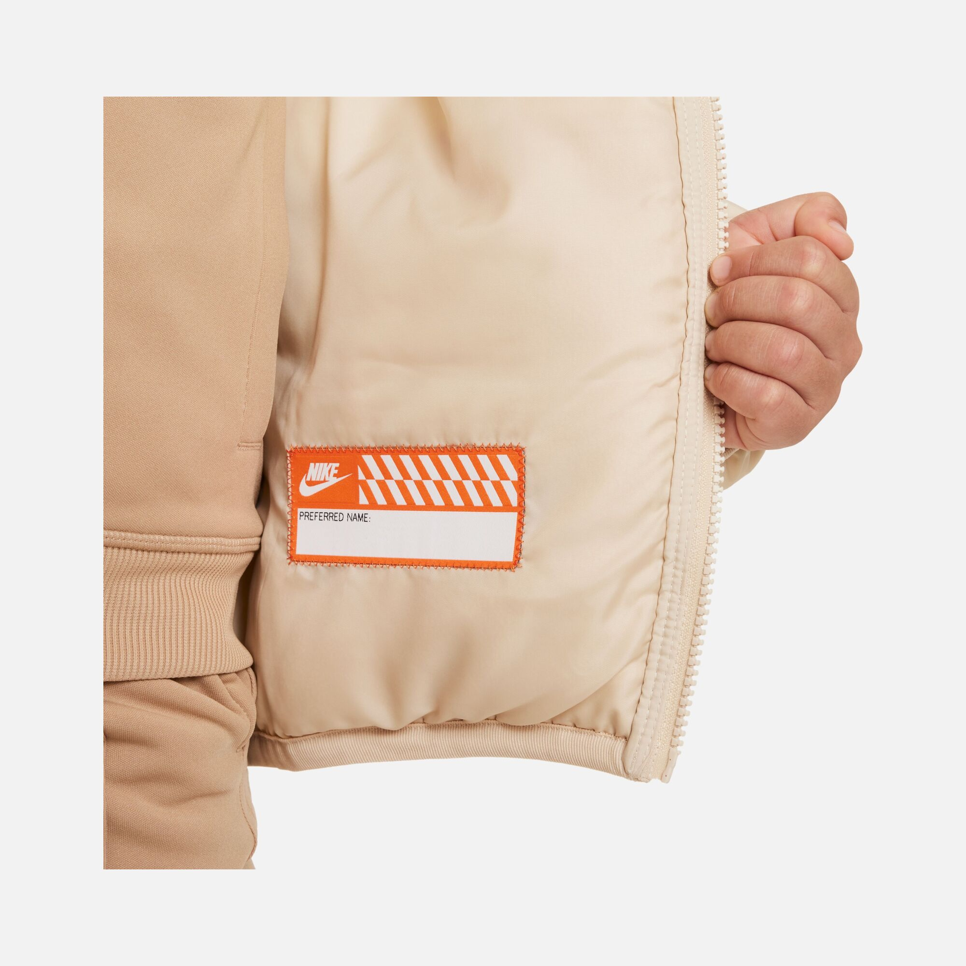 Nike Sportswear Heavyweight Synthetic-Fill EasyOn Therma-Fit Repel Loose Full-Zip Hoodie Çocuk Mont