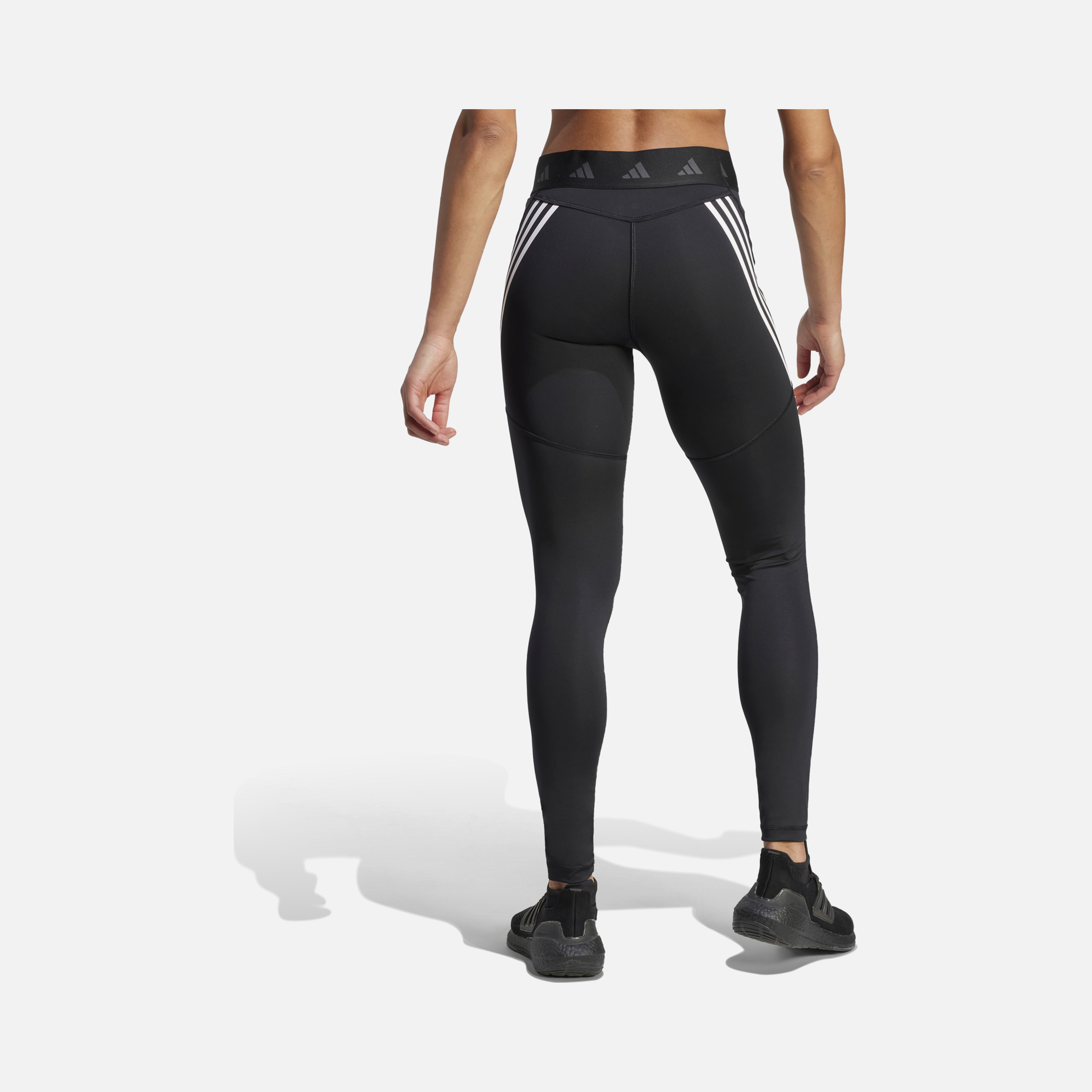 adidas Techfit Hyperglam Training Full-Length 3-Stripes Kadın Tayt
