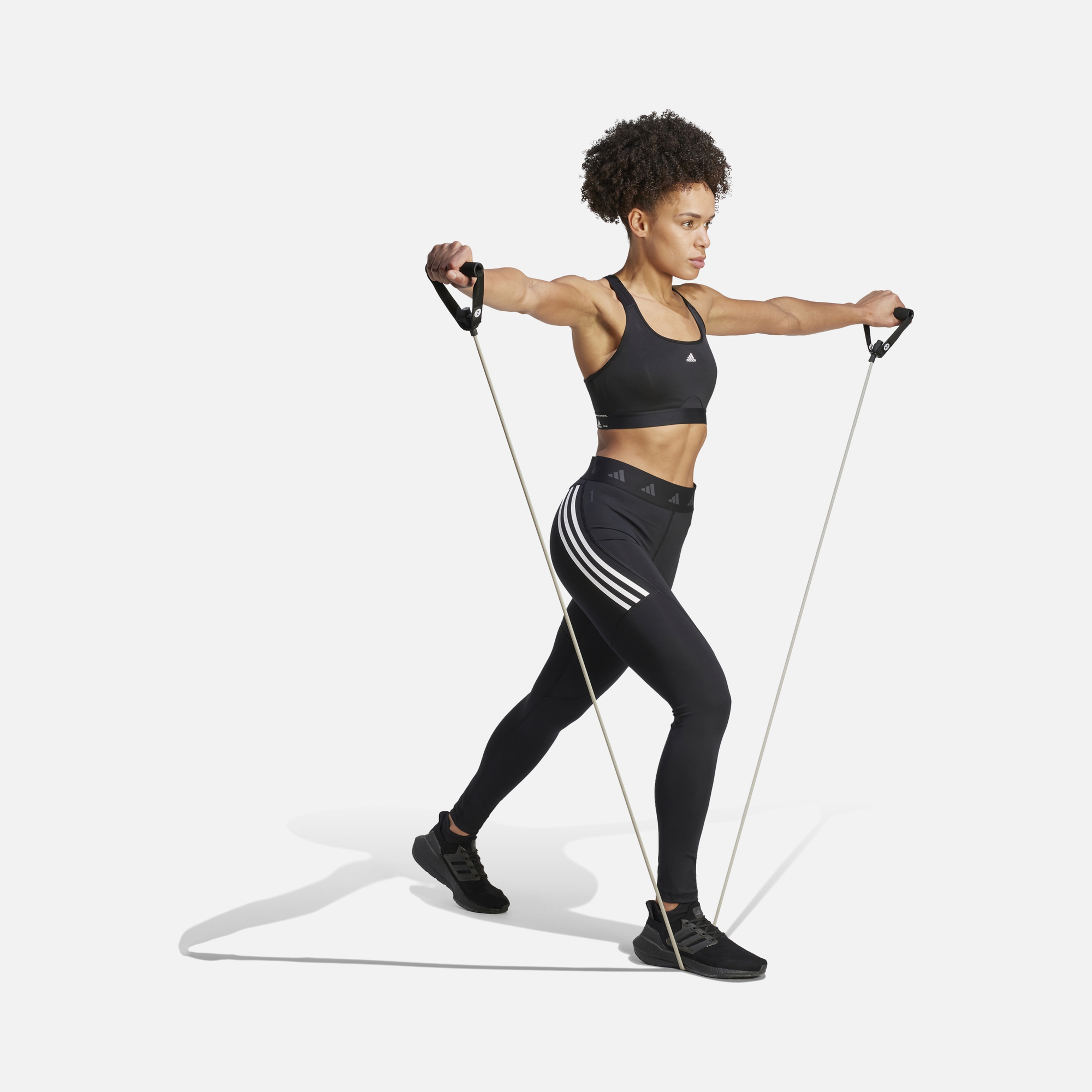 adidas Techfit Hyperglam Training Full-Length 3-Stripes Kadın Tayt