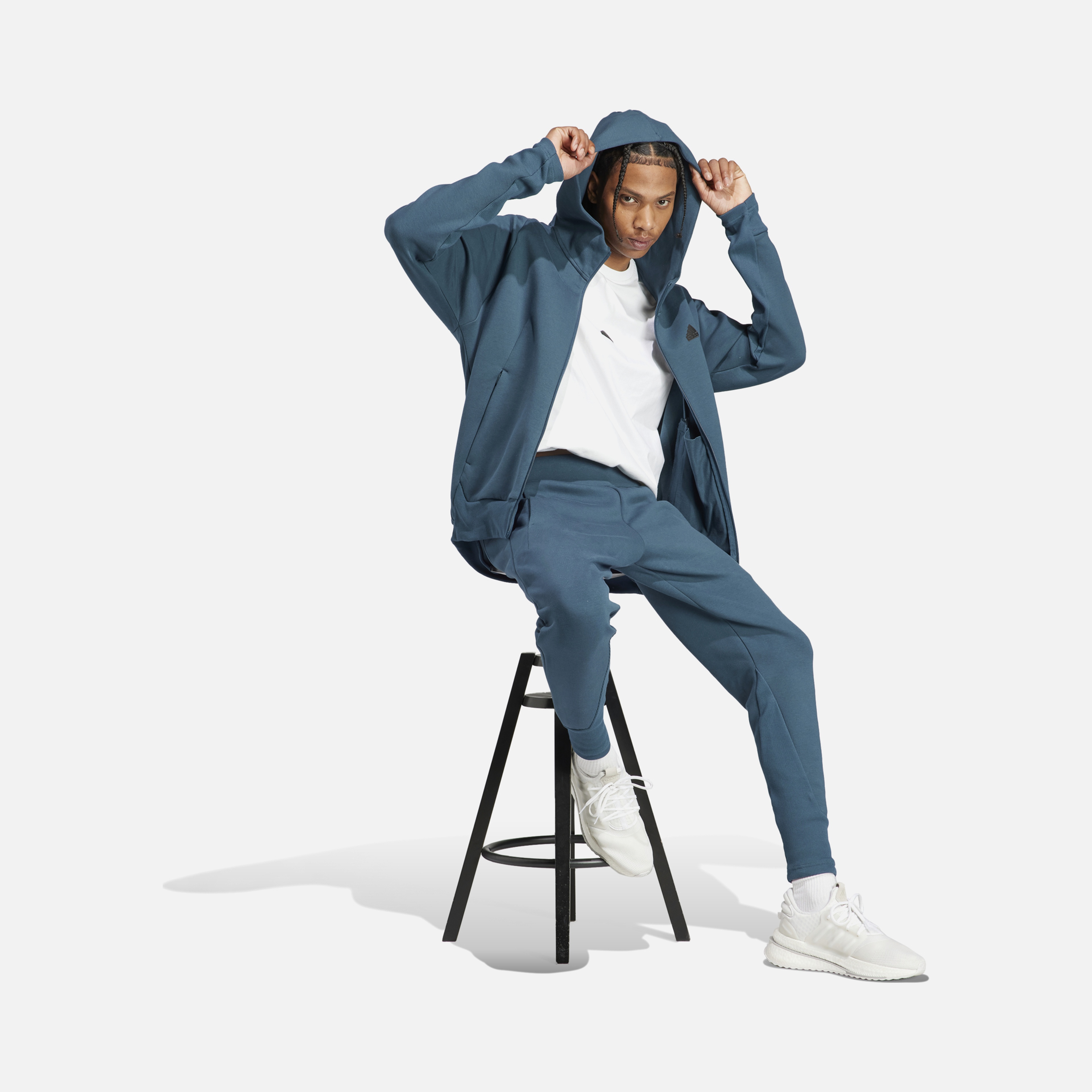 adidas Sportswear Z.N.E. Premium Full-Zip Hoodie Erkek Sweatshirt