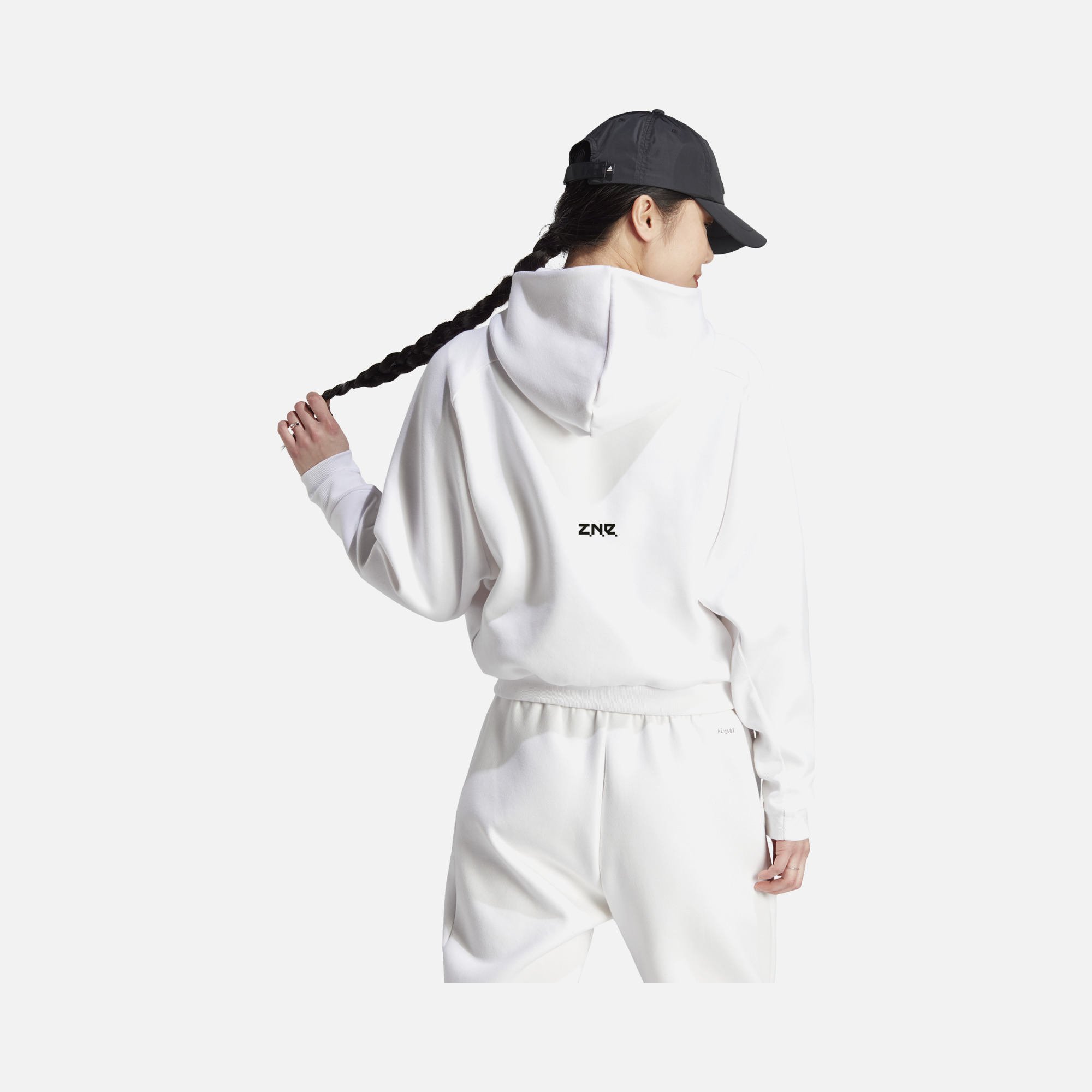 adidas Sportswear  Z.N.E. Full-Zip Hoodie kadın Sweatshirt