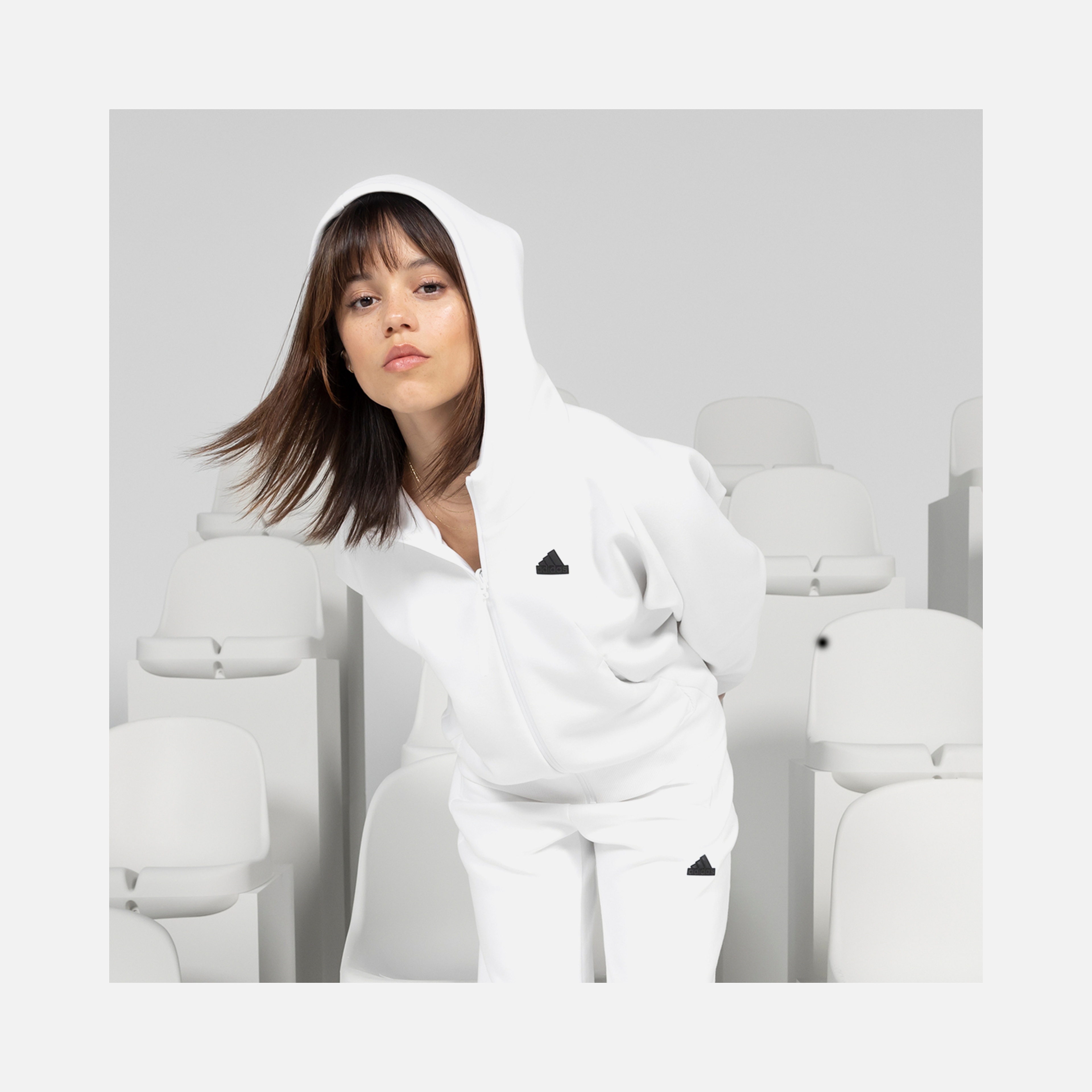 adidas Sportswear  Z.N.E. Full-Zip Hoodie kadın Sweatshirt