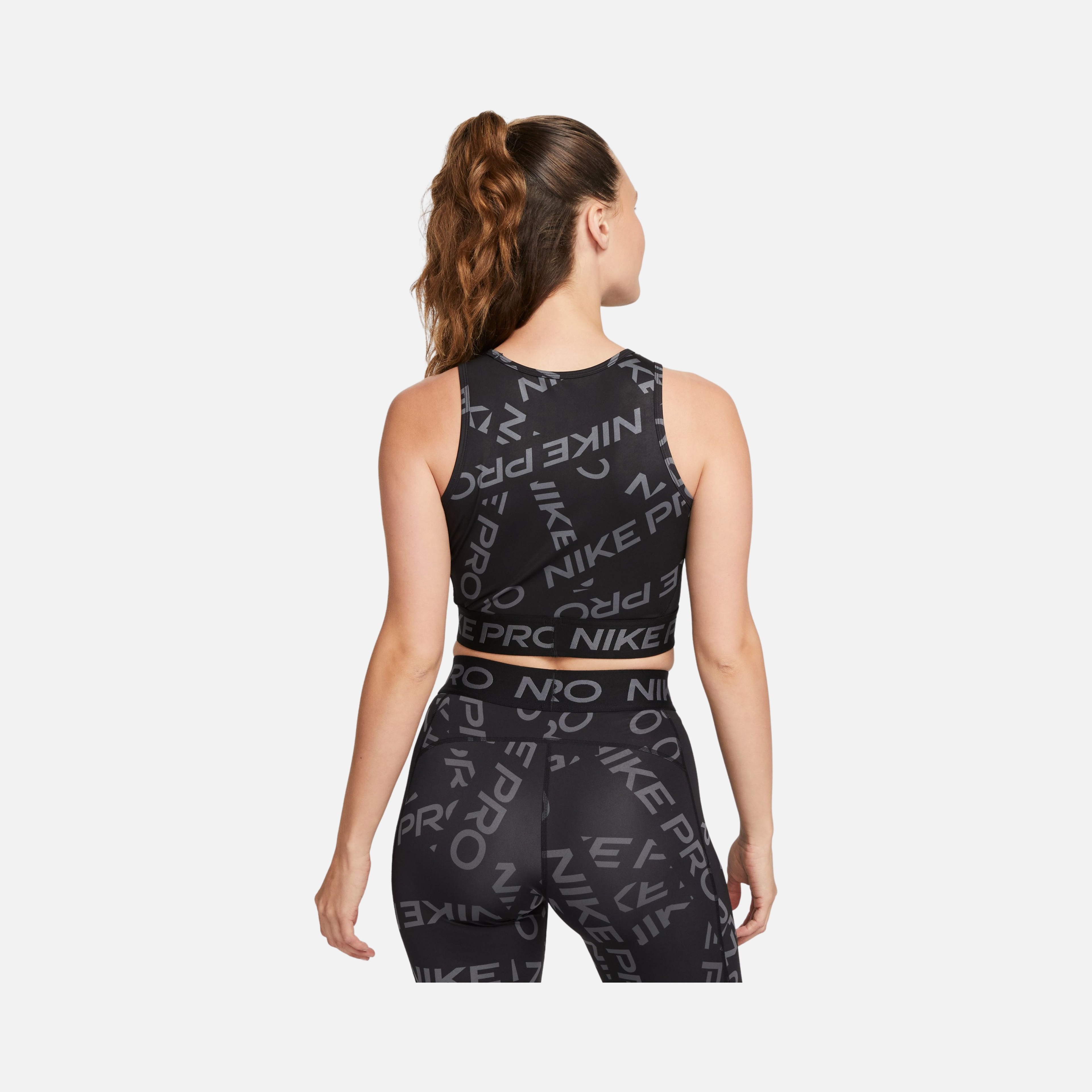 Nike Pro Dri-Fit Crop Printed Training Kadın Atlet