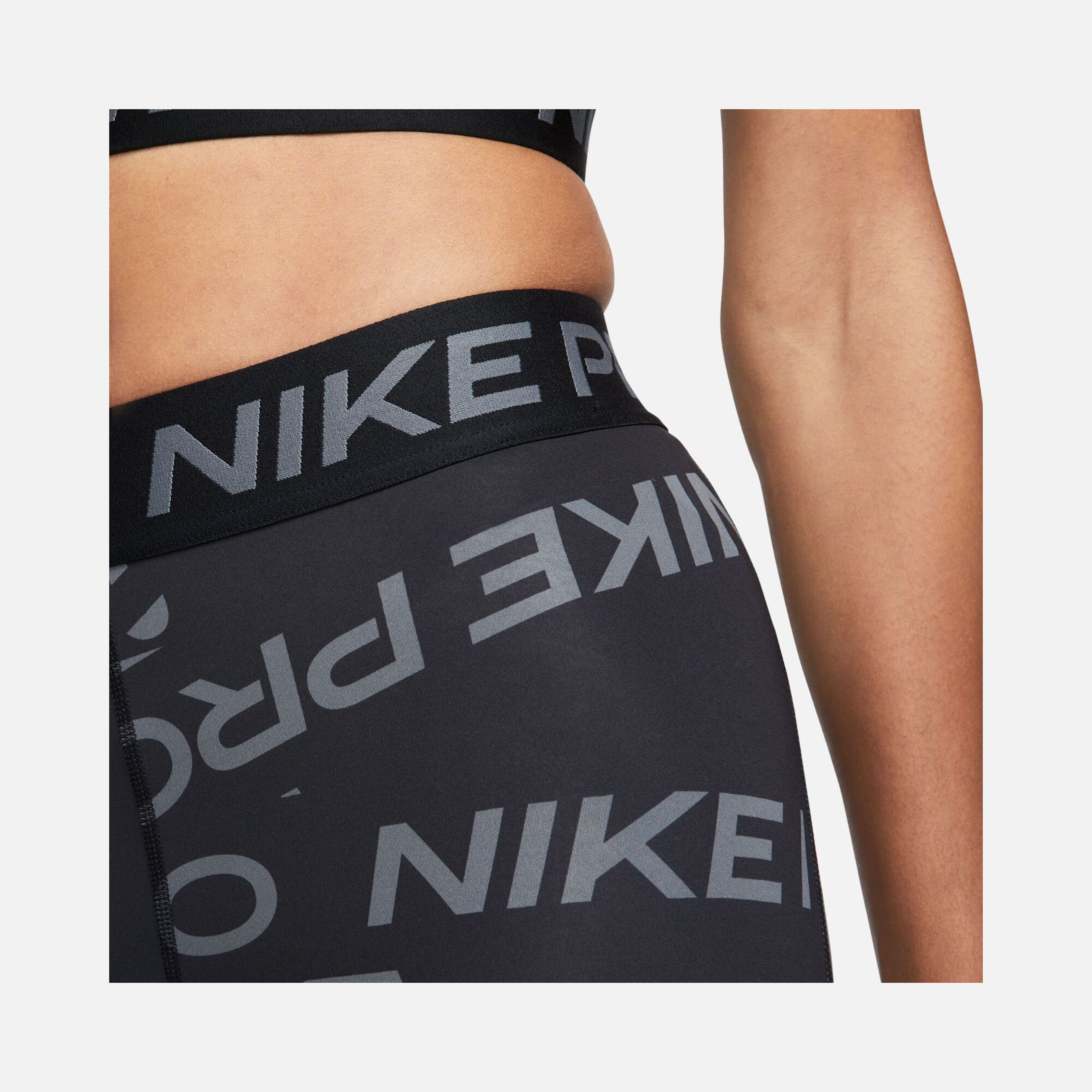 Nike Pro Mid-Rise 7/8 Printed Training Kadın Tayt