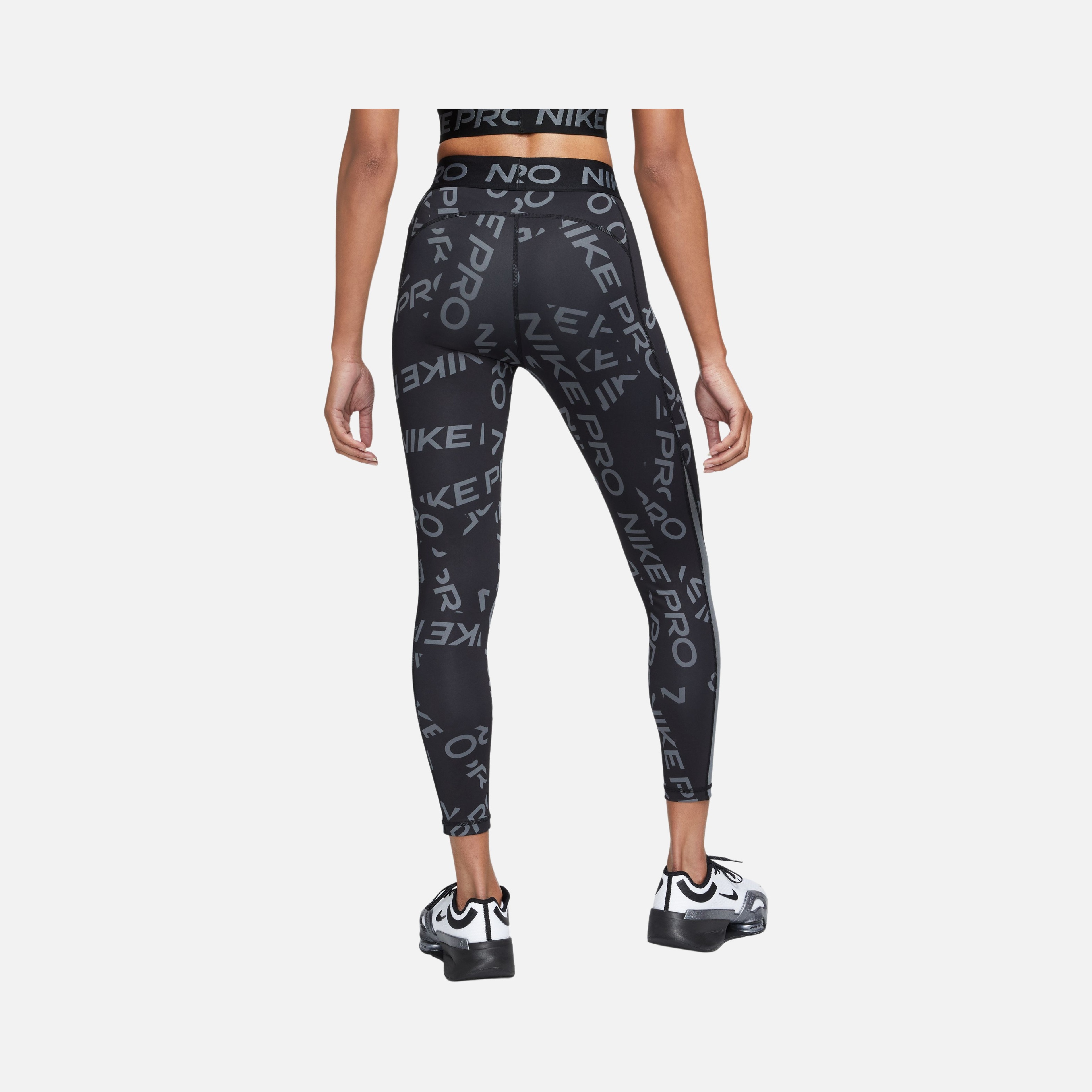 Nike Pro Mid-Rise 7/8 Printed Training Kadın Tayt