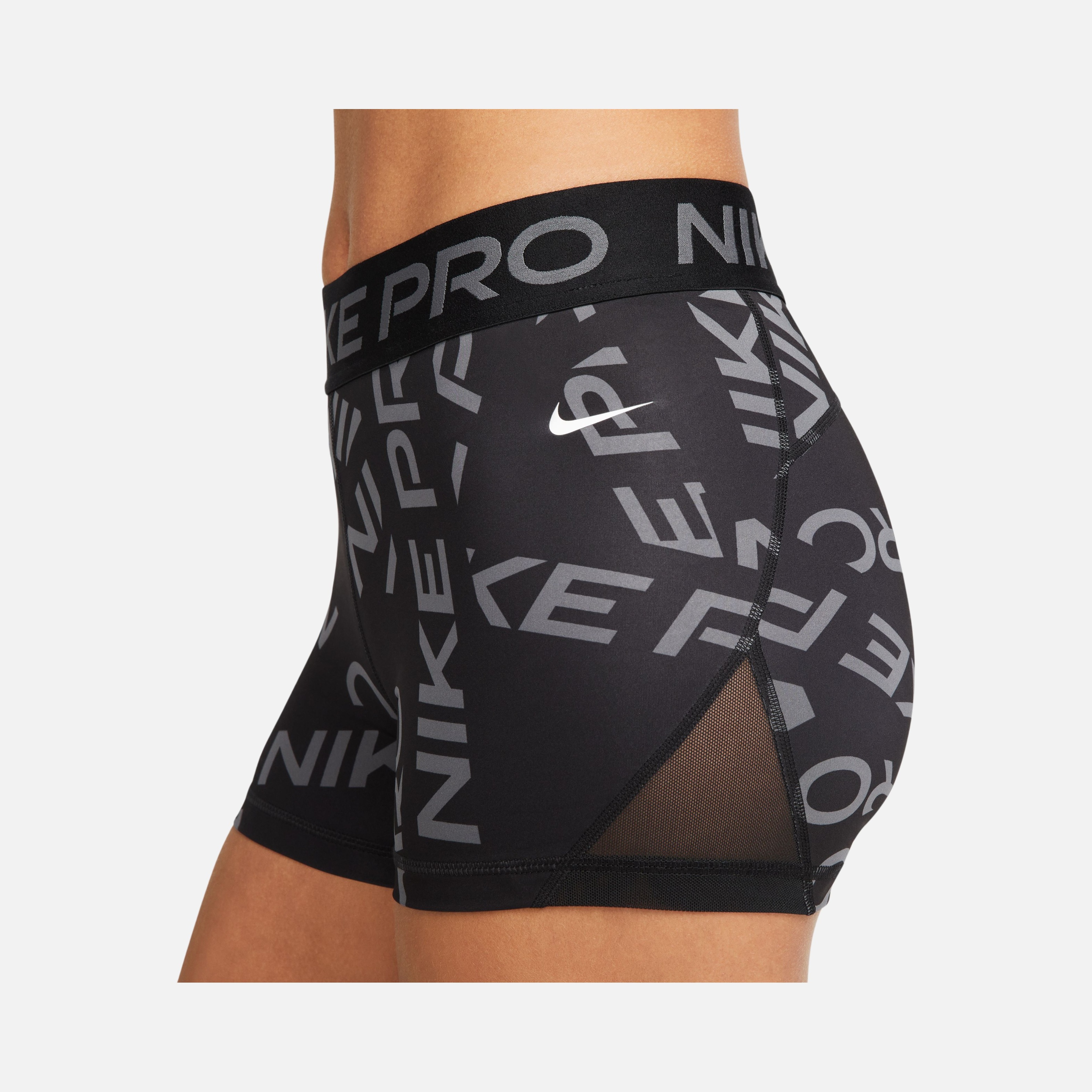 Nike Pro Mid-Rise 8cm (approx.) Printed Training Kadın Şort
