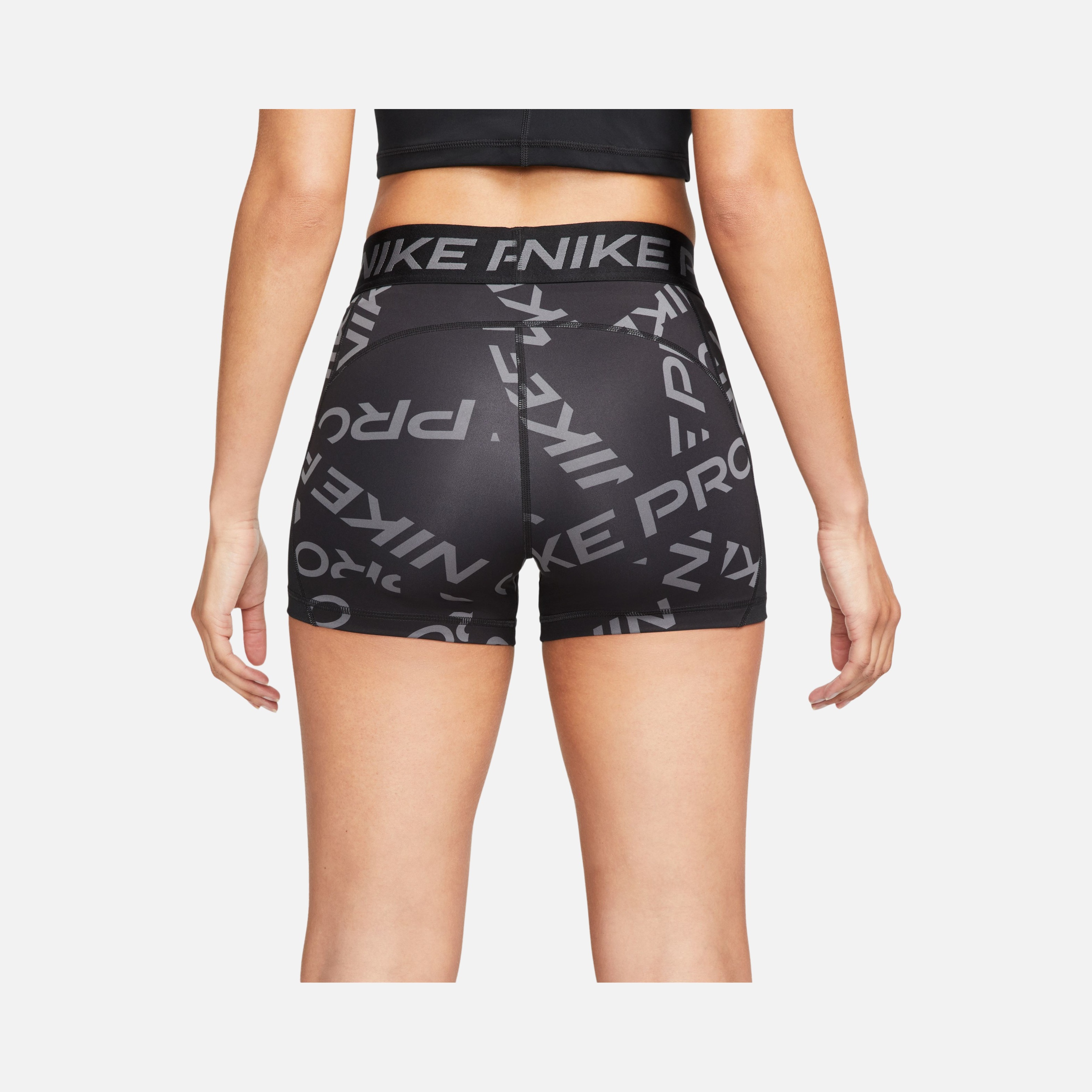 Nike Pro Mid-Rise 8cm (approx.) Printed Training Kadın Şort