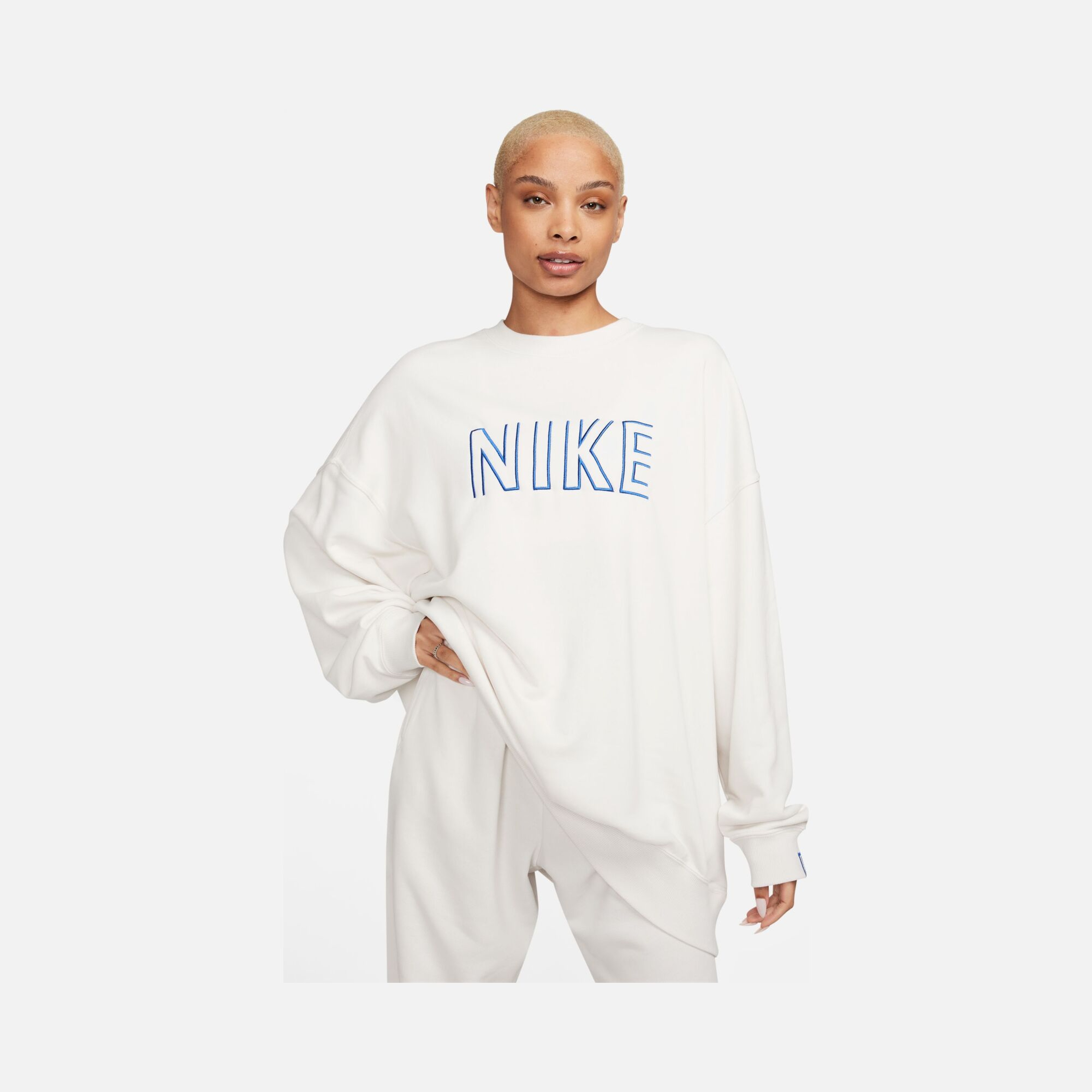 Nike Sportswear Oversized Crew-Neck French Terry Kadın Sweatshirt
