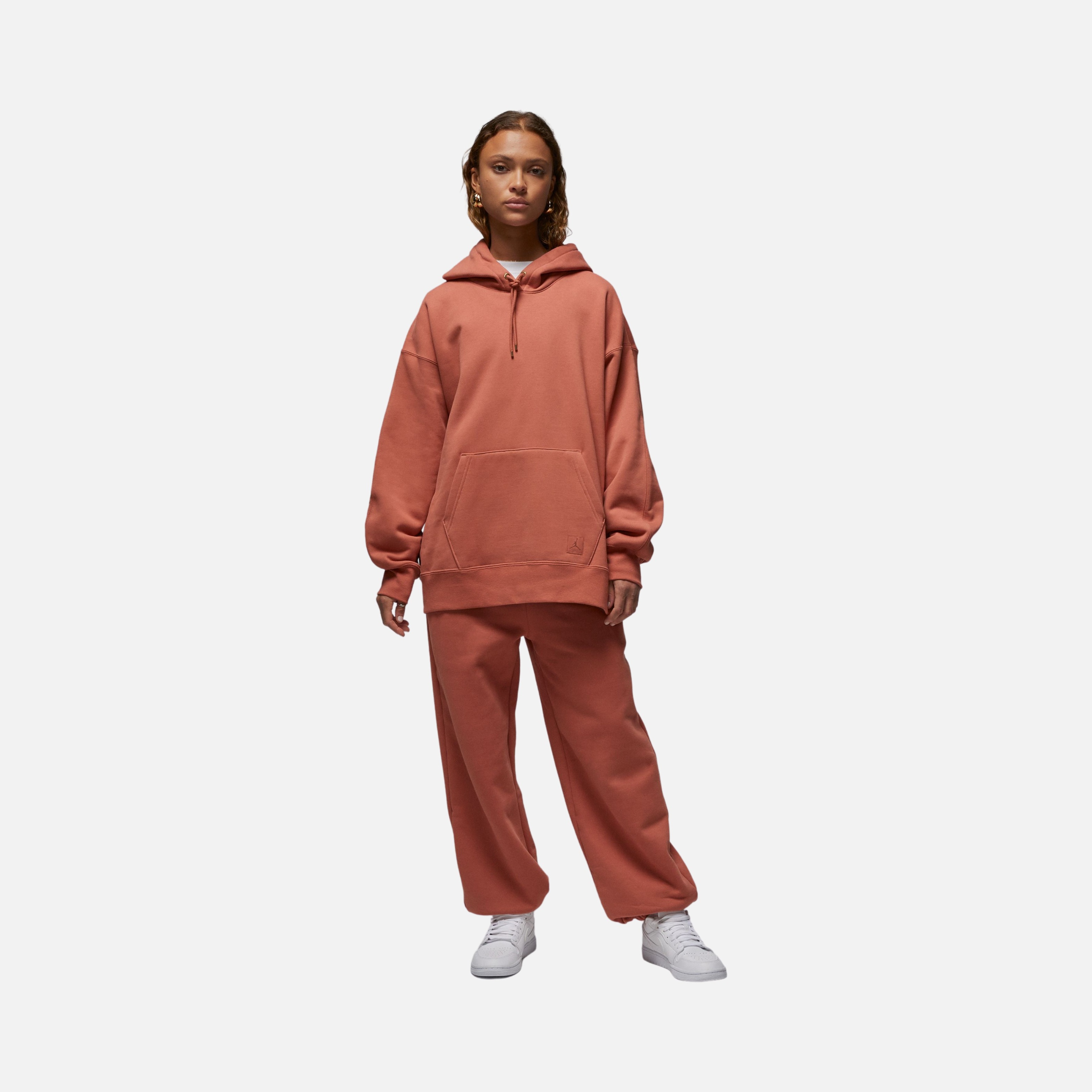 Nike Jordan Flight Fleece Oversized Pullover Hoodie Kadın Sweatshirt