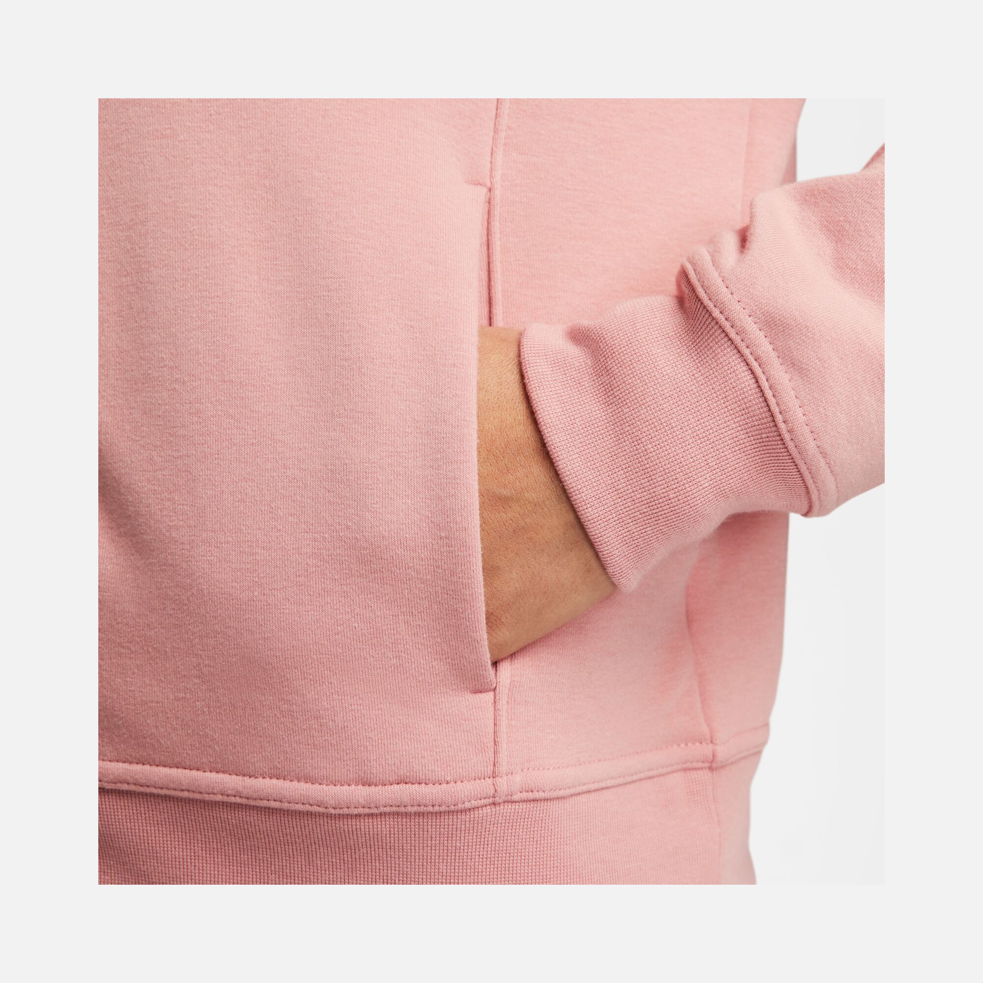 Nike Dri-Fit One Full-Zip French Terry Full-Zip Hoodie Kadın Sweatshirt