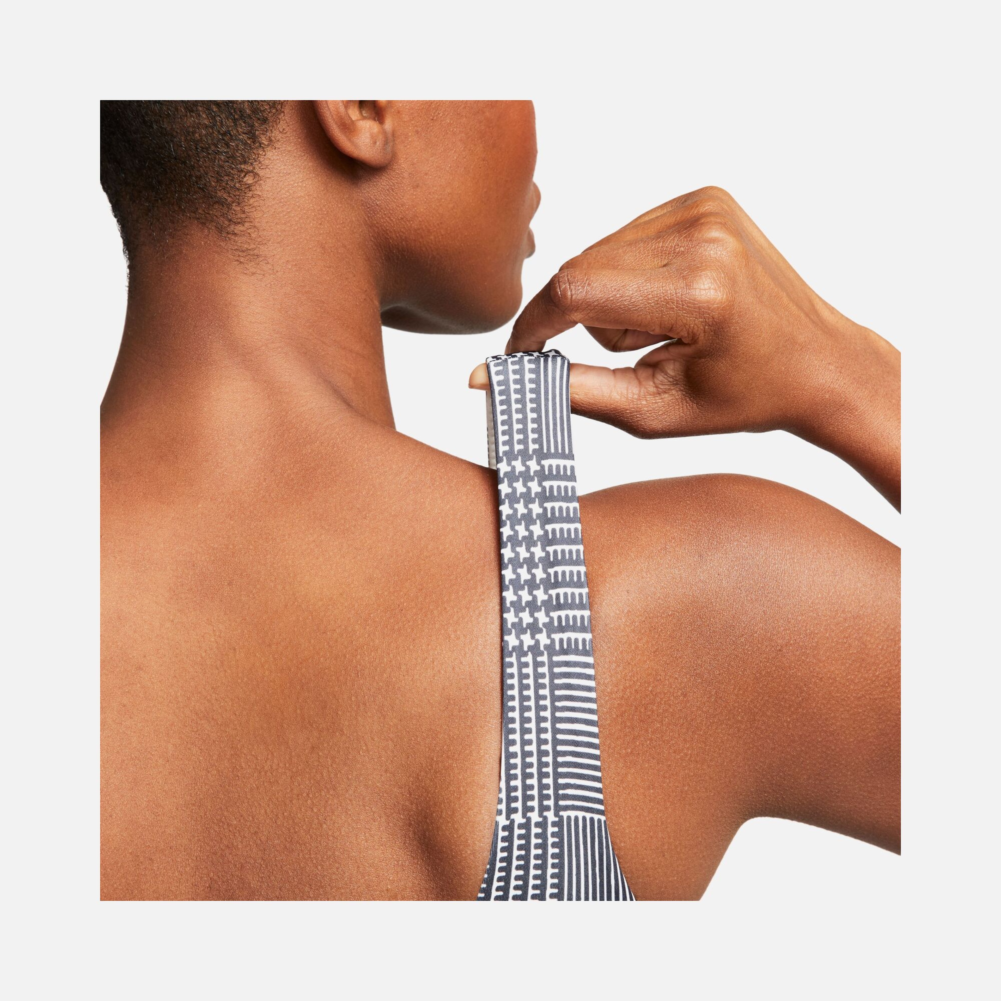 Nike Alate All U Light-Support Lightly Lined U-Neck Printed Kadın Bra