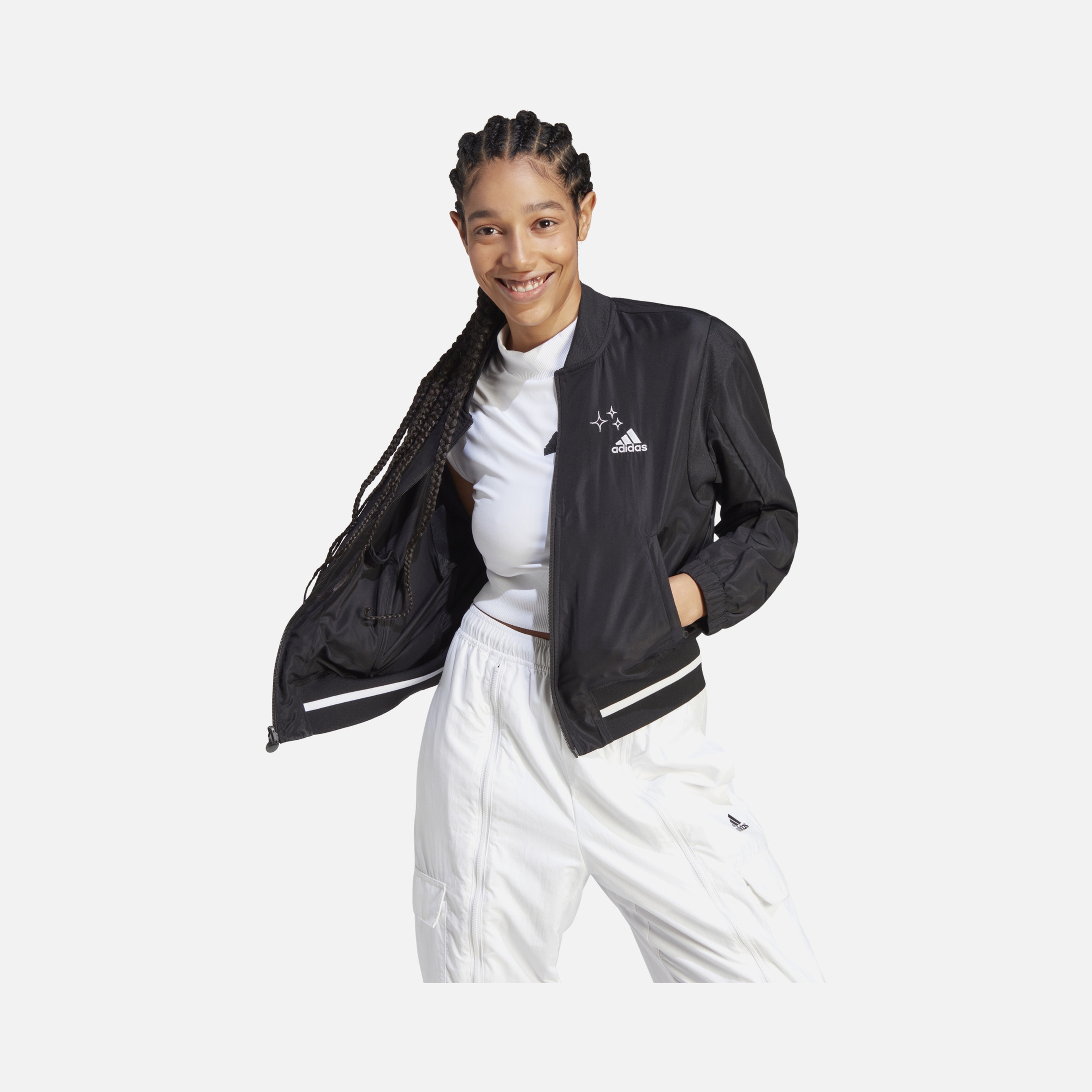 adidas Sportswear Scribble Q3 Full-Zip Kadın Ceket