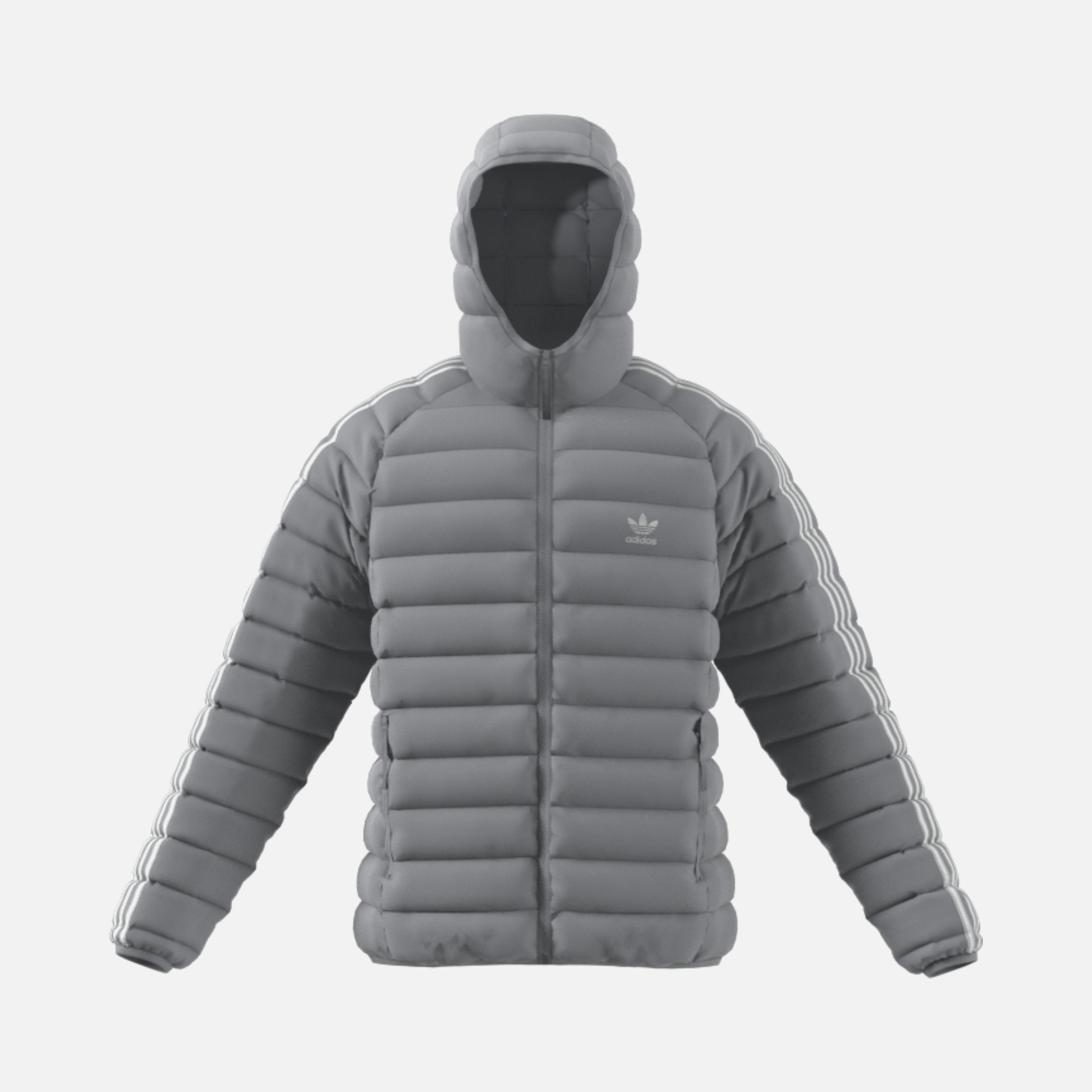 adidas Sportswear Padded 3-Stripes Full-Zip Hoodie Erkek Mont