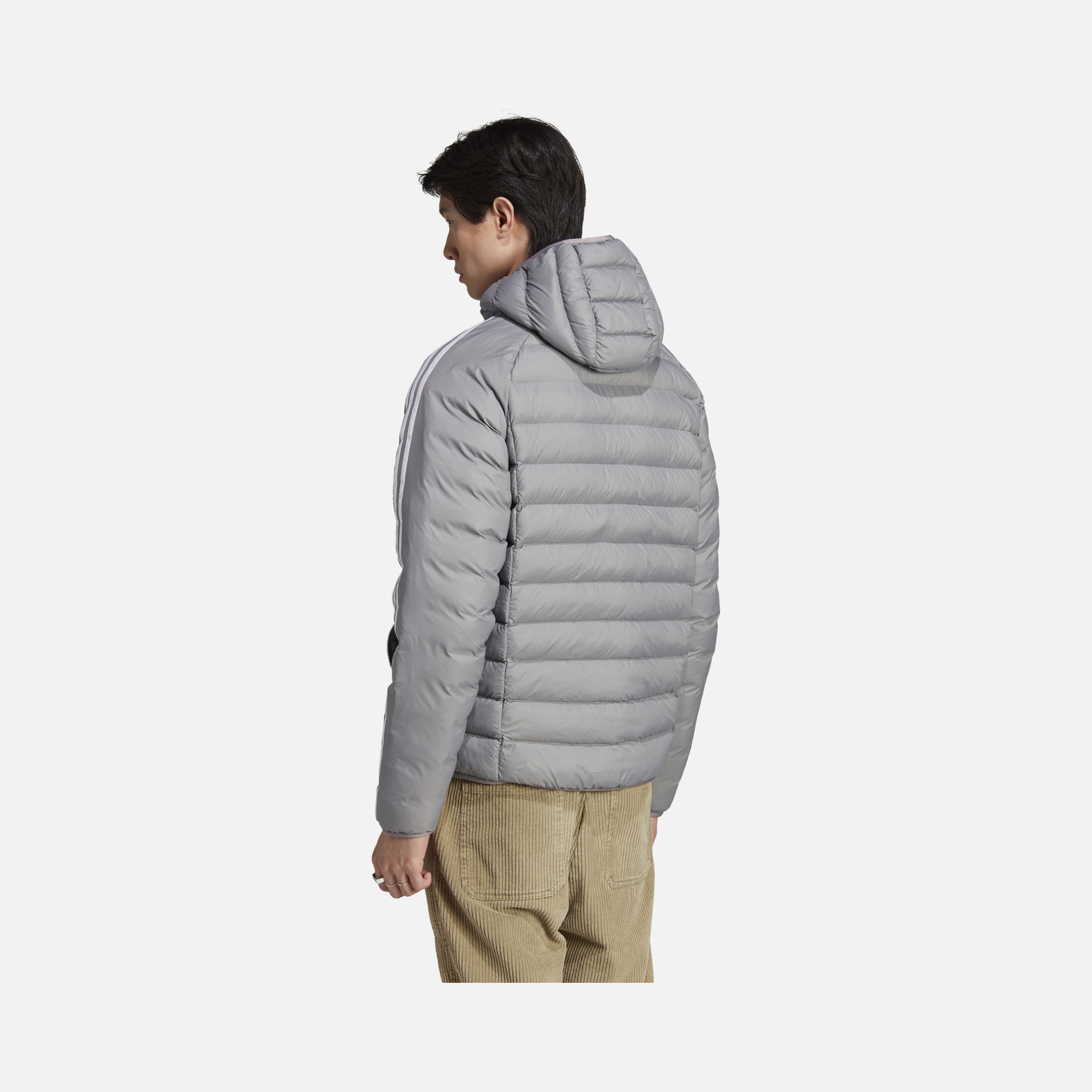 adidas Sportswear Padded 3-Stripes Full-Zip Hoodie Erkek Mont