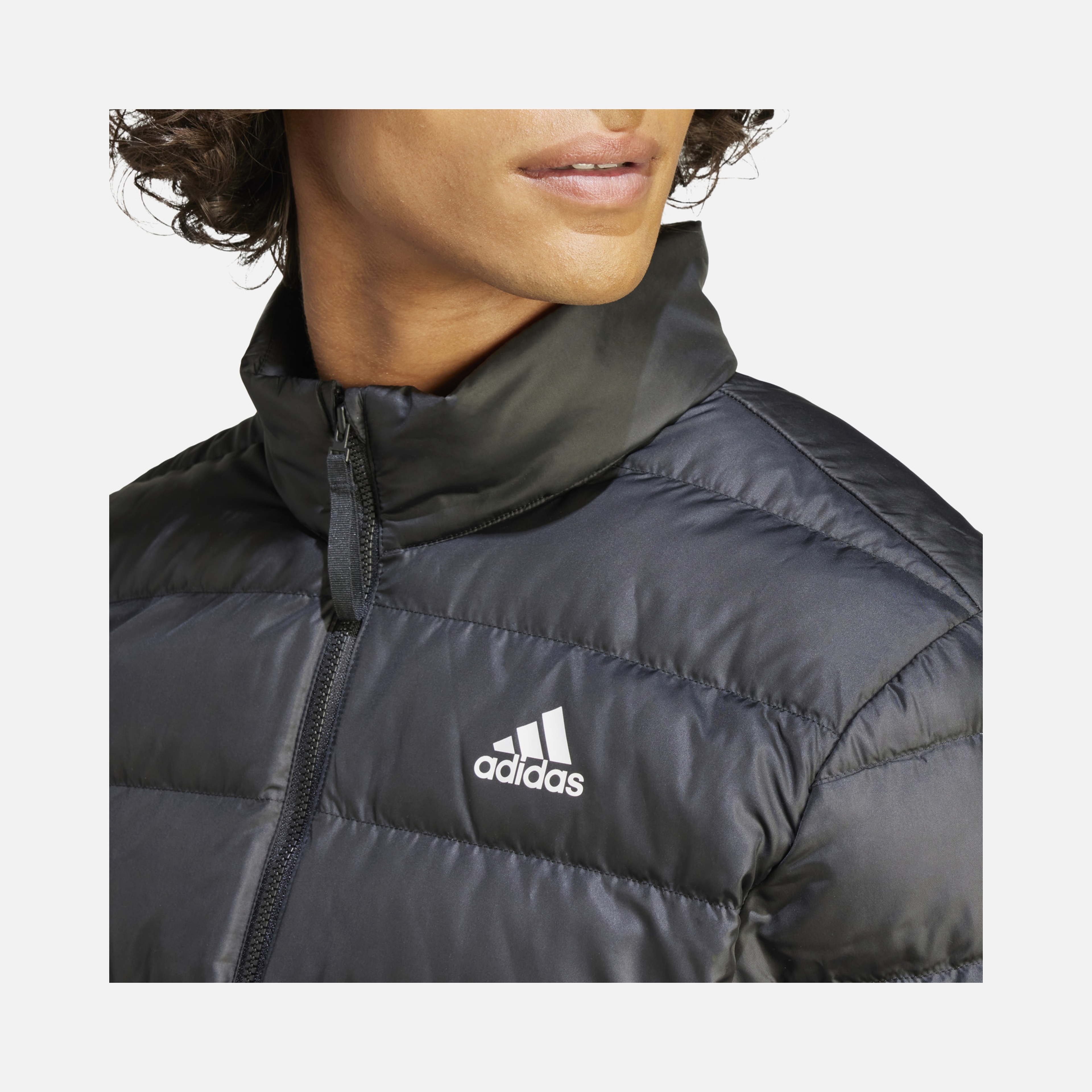 adidas Essentials Light Down Full-Zip FW23 Hoodie Erkek Ceket